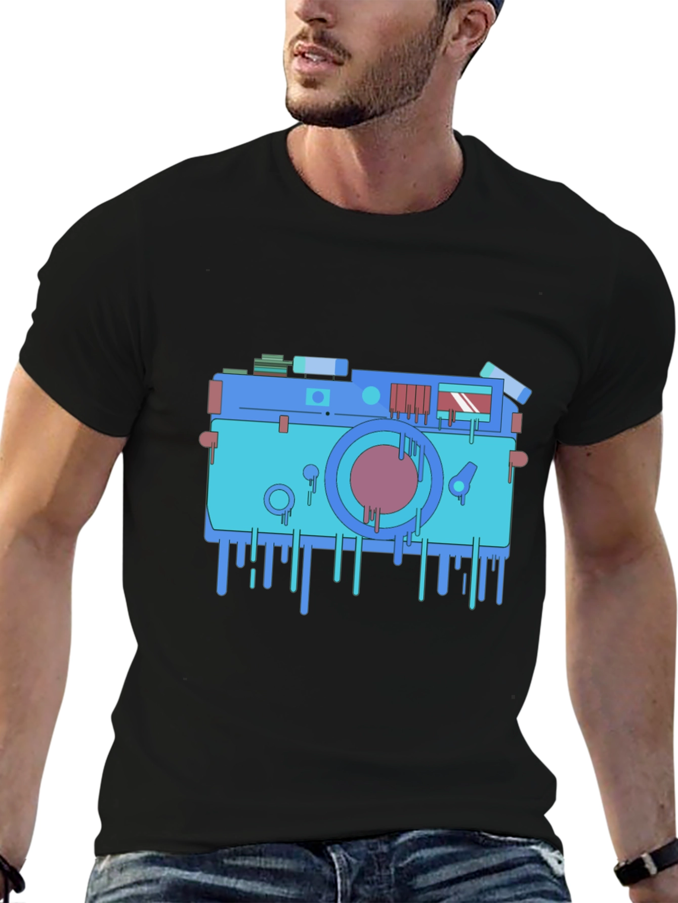 Retro Camera Graphic Tee - Cool Photo Lover Shirt