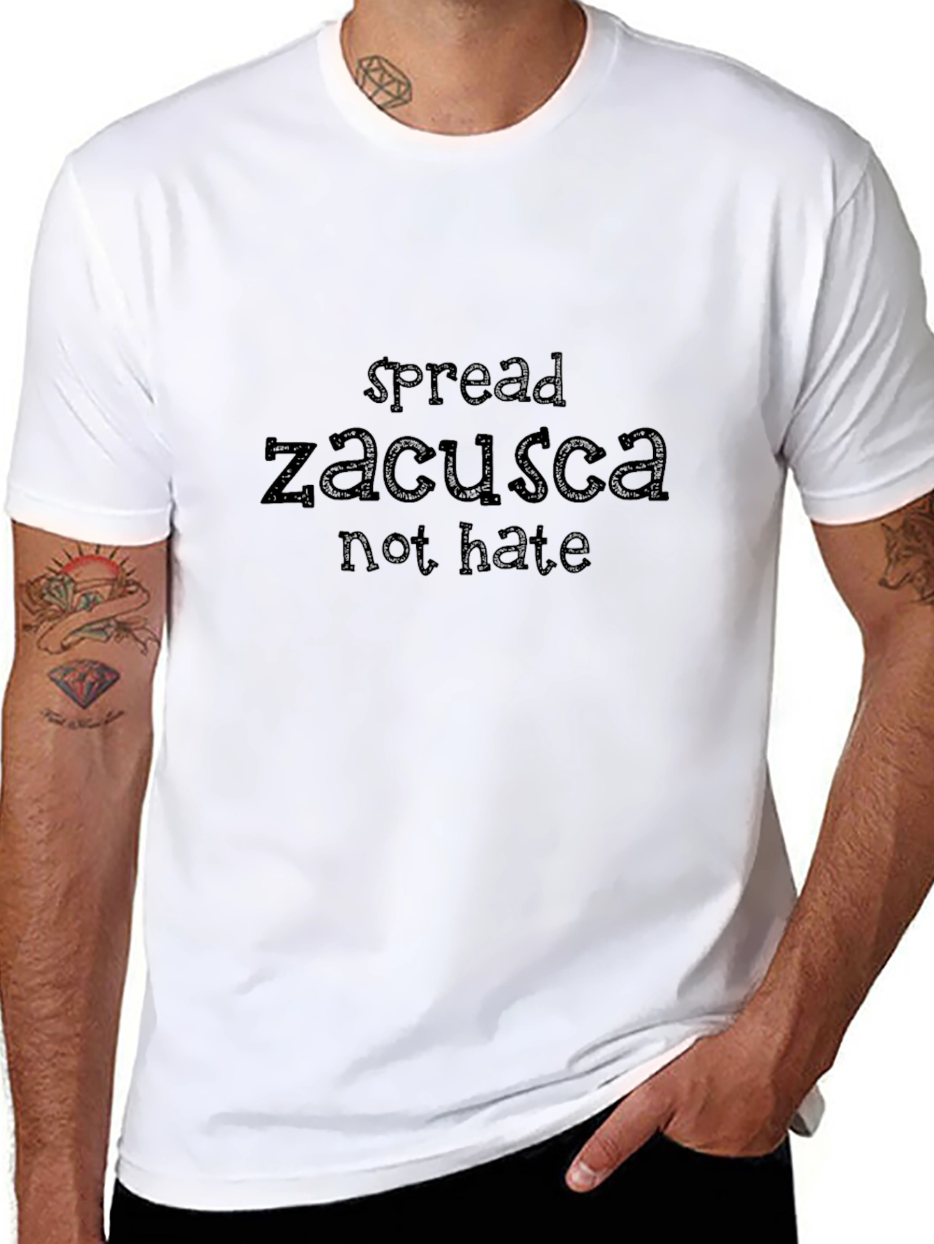 Spread Zacuscă Not Hate T-Shirt - Black