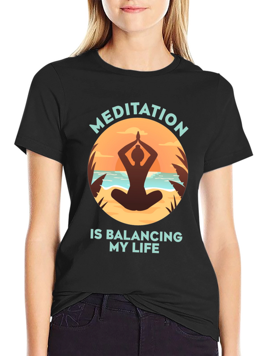 Meditate Balancing Life T-Shirt