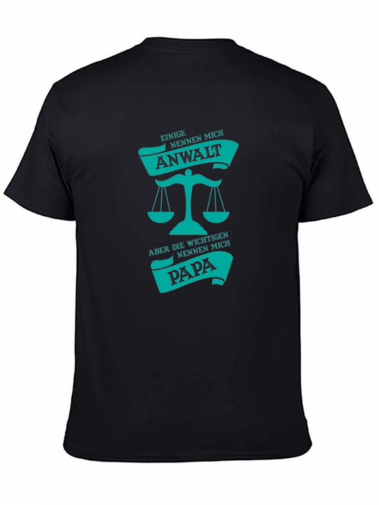 Anwalt Papa T-Shirt - Attorney Dad Tee