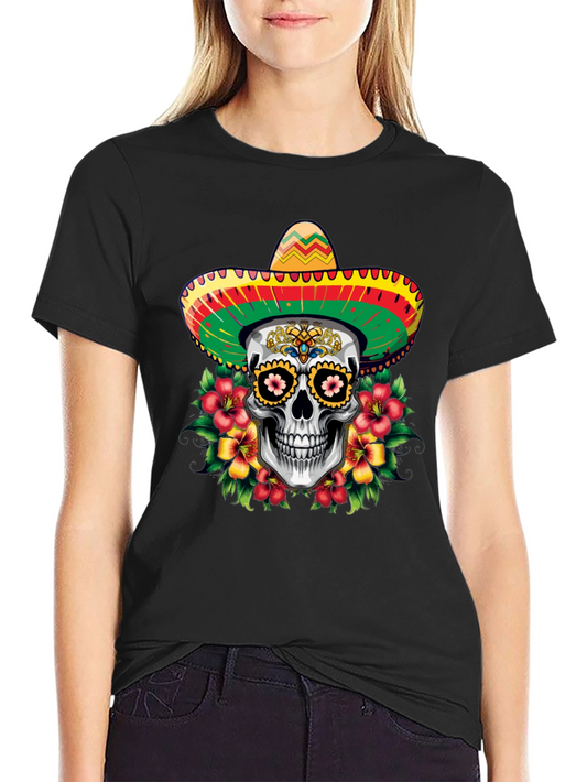 Dia de los Muertos Skull T-Shirt