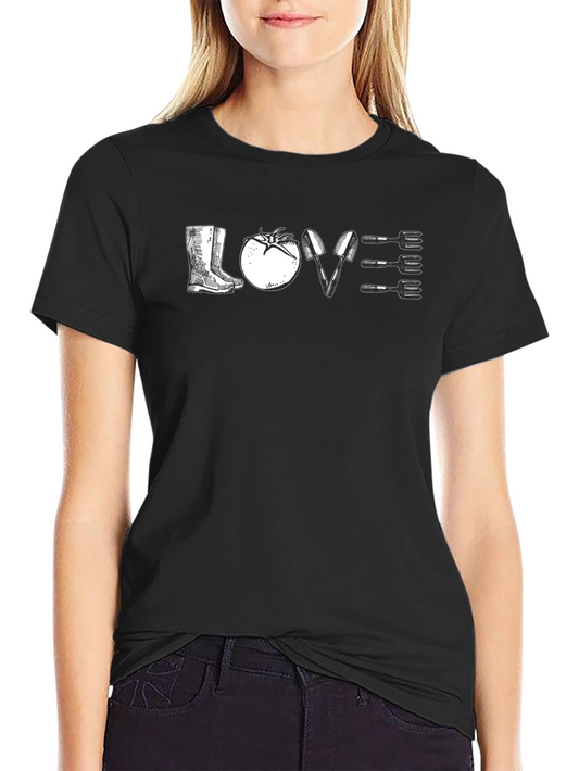 Gardening Lovers Black T-Shirt