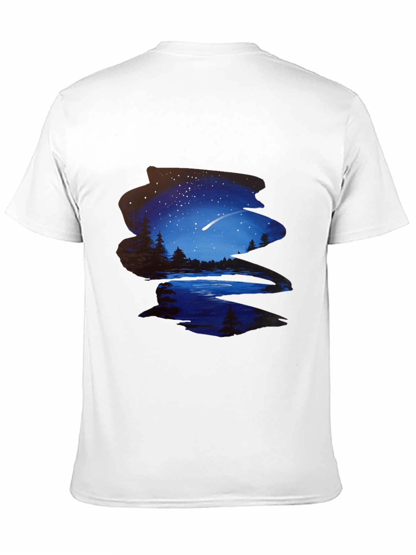 Night Sky Lake Print Tee