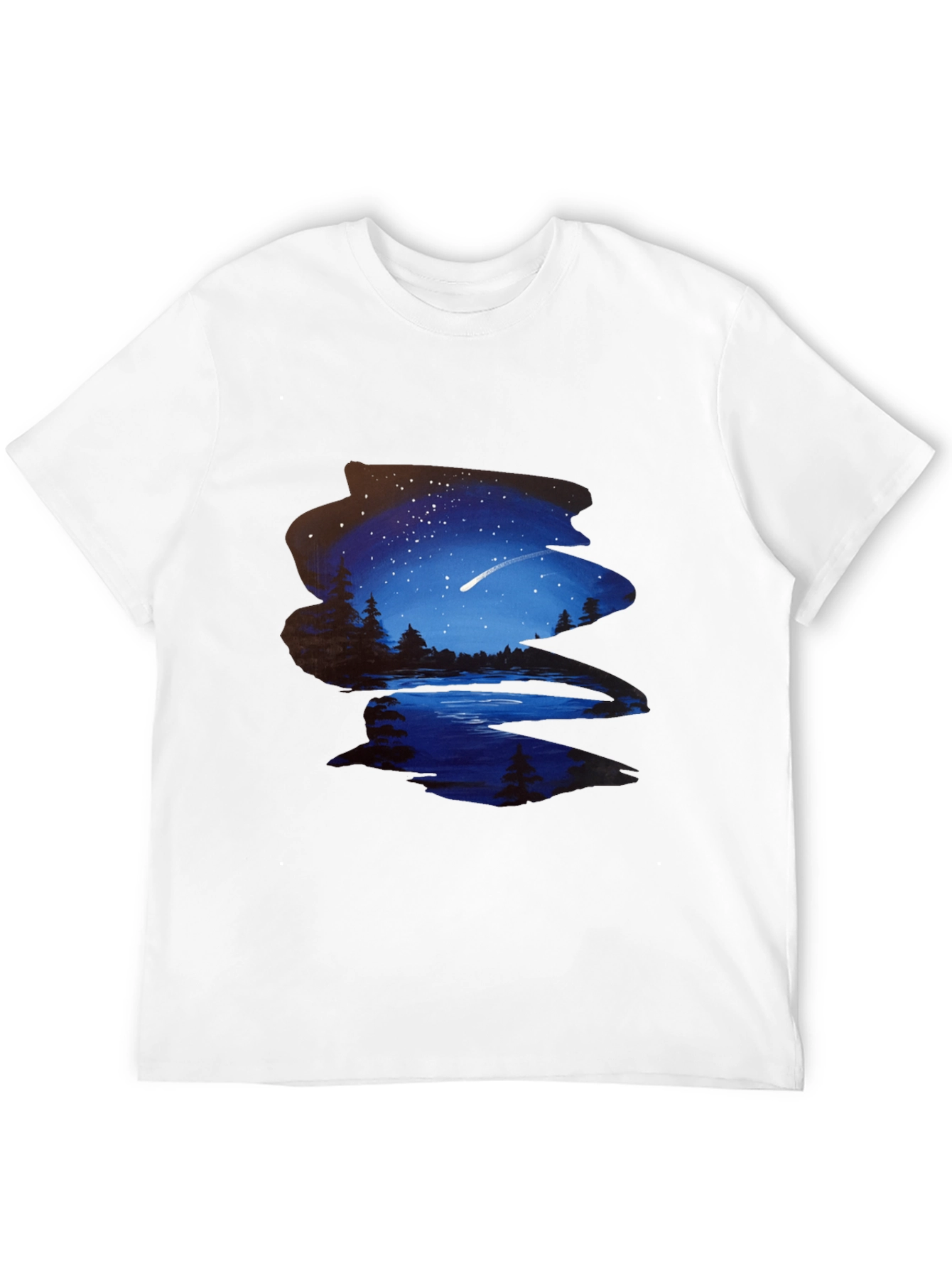 Night Sky Lake Print Tee