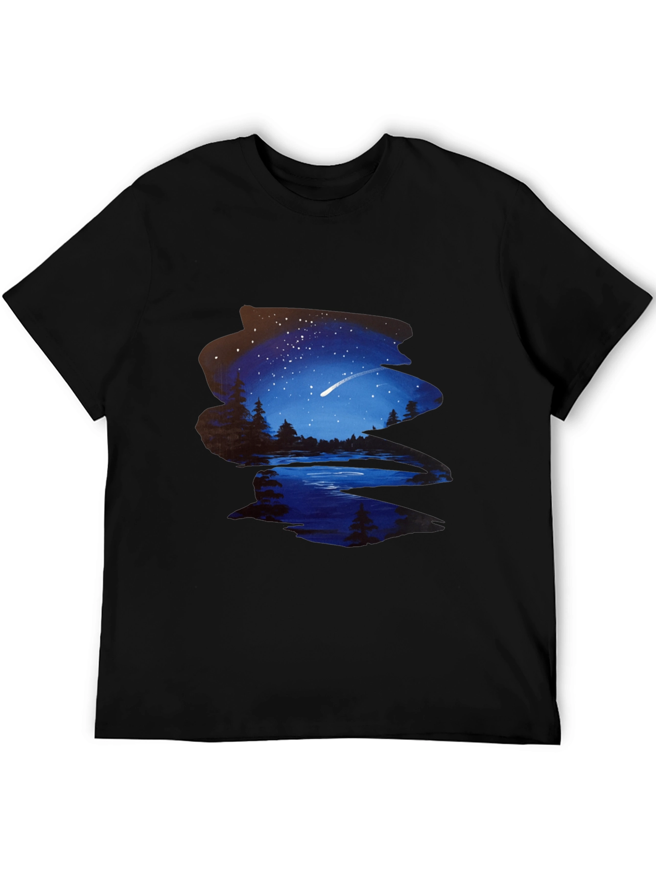 Night Sky Lake Print Tee