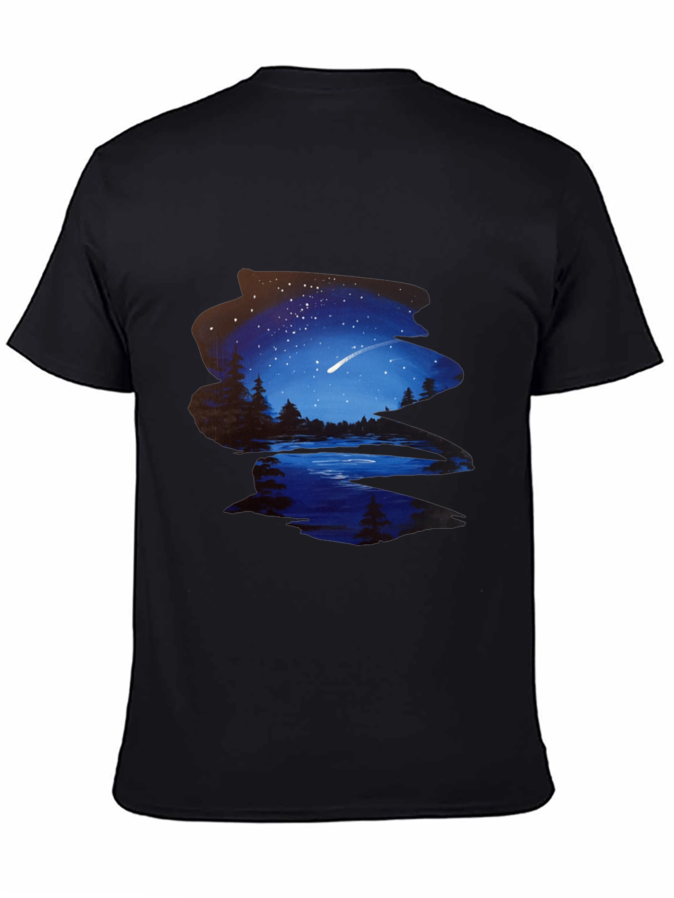 Night Sky Lake Print Tee