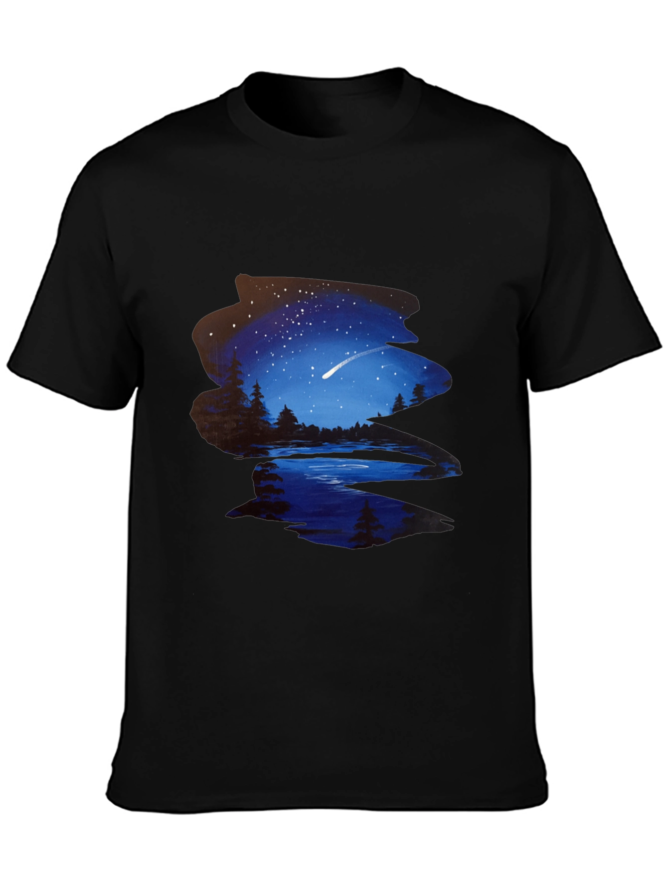 Night Sky Lake Print Tee