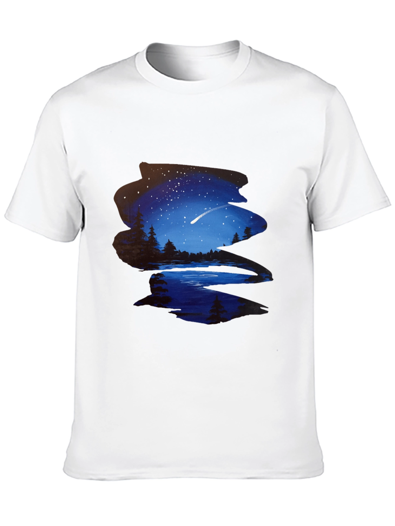 Night Sky Lake Print Tee