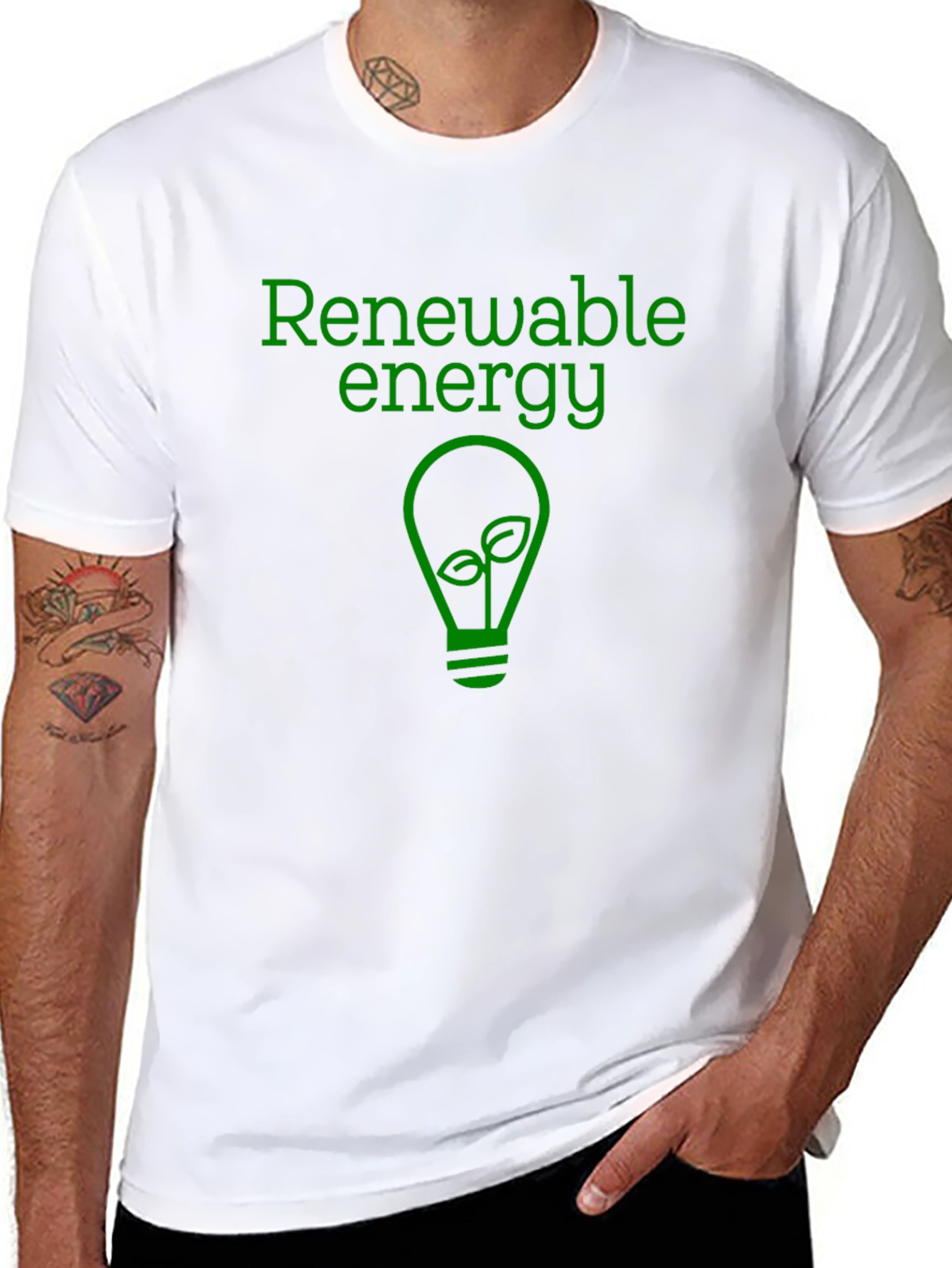 Renewable Energy T-Shirt - Eco-Friendly Design