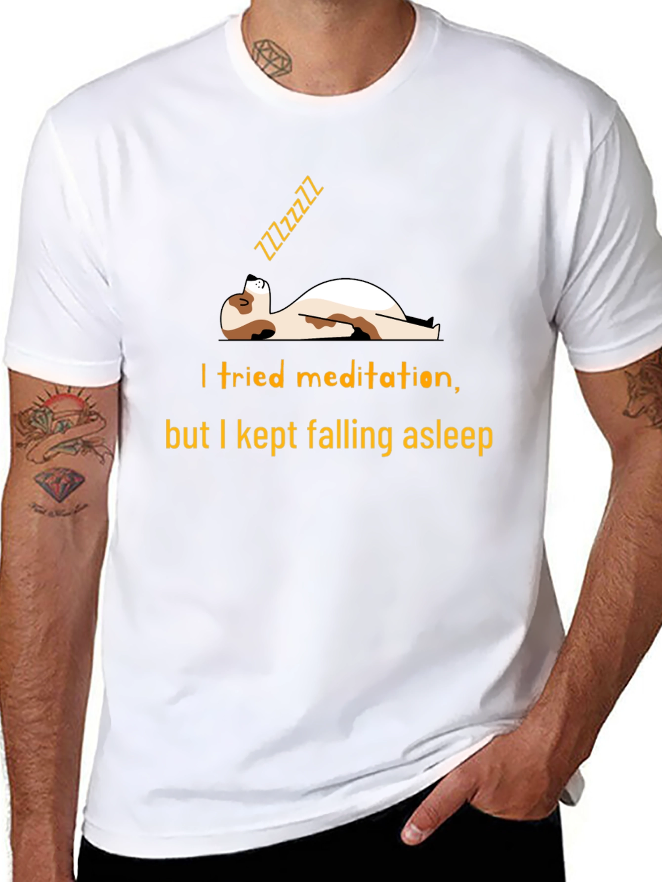 Meditation Sloth Graphic Tee