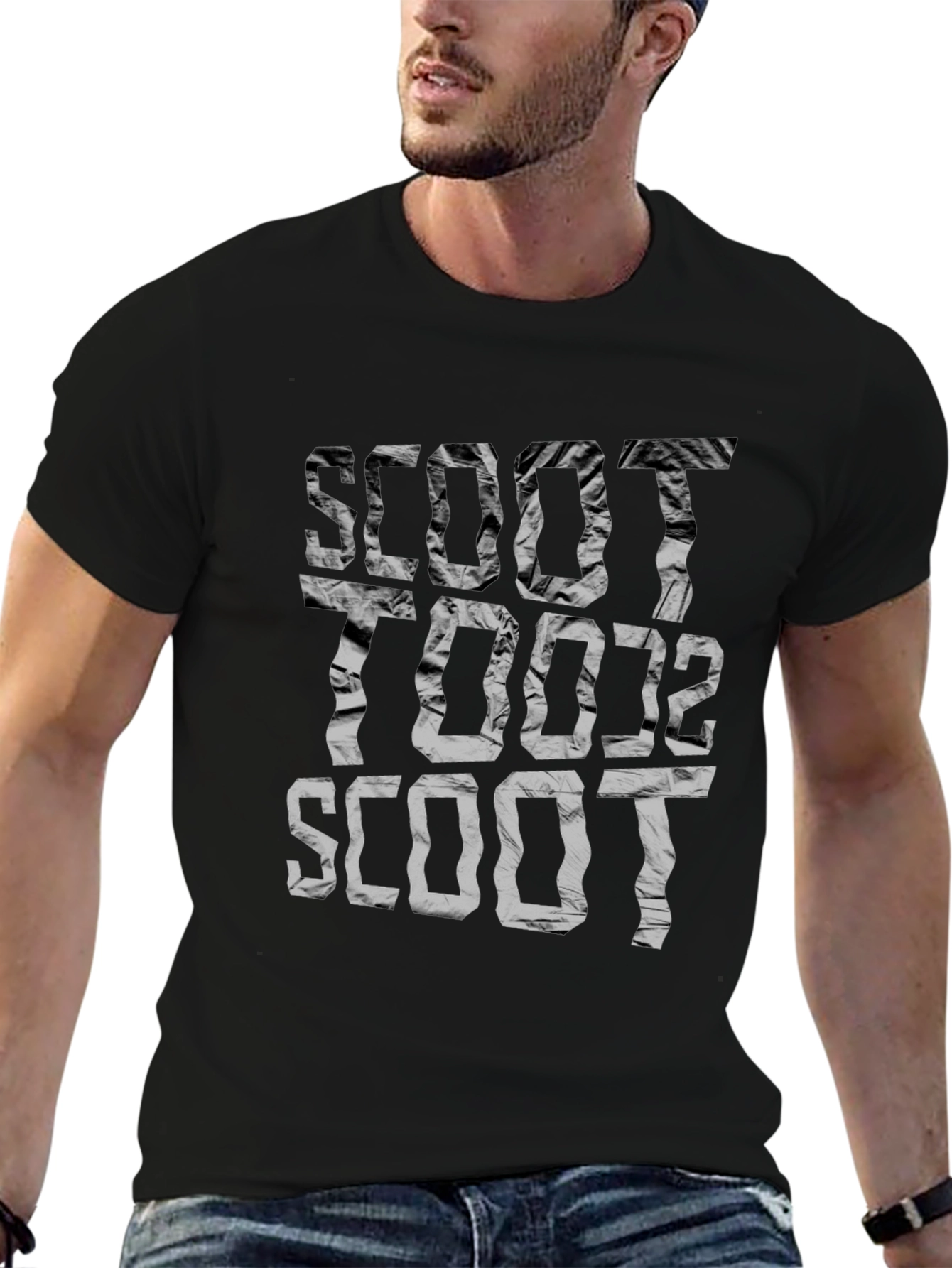 Scoot T-Shirt - Unique Distressed Graphic Tee