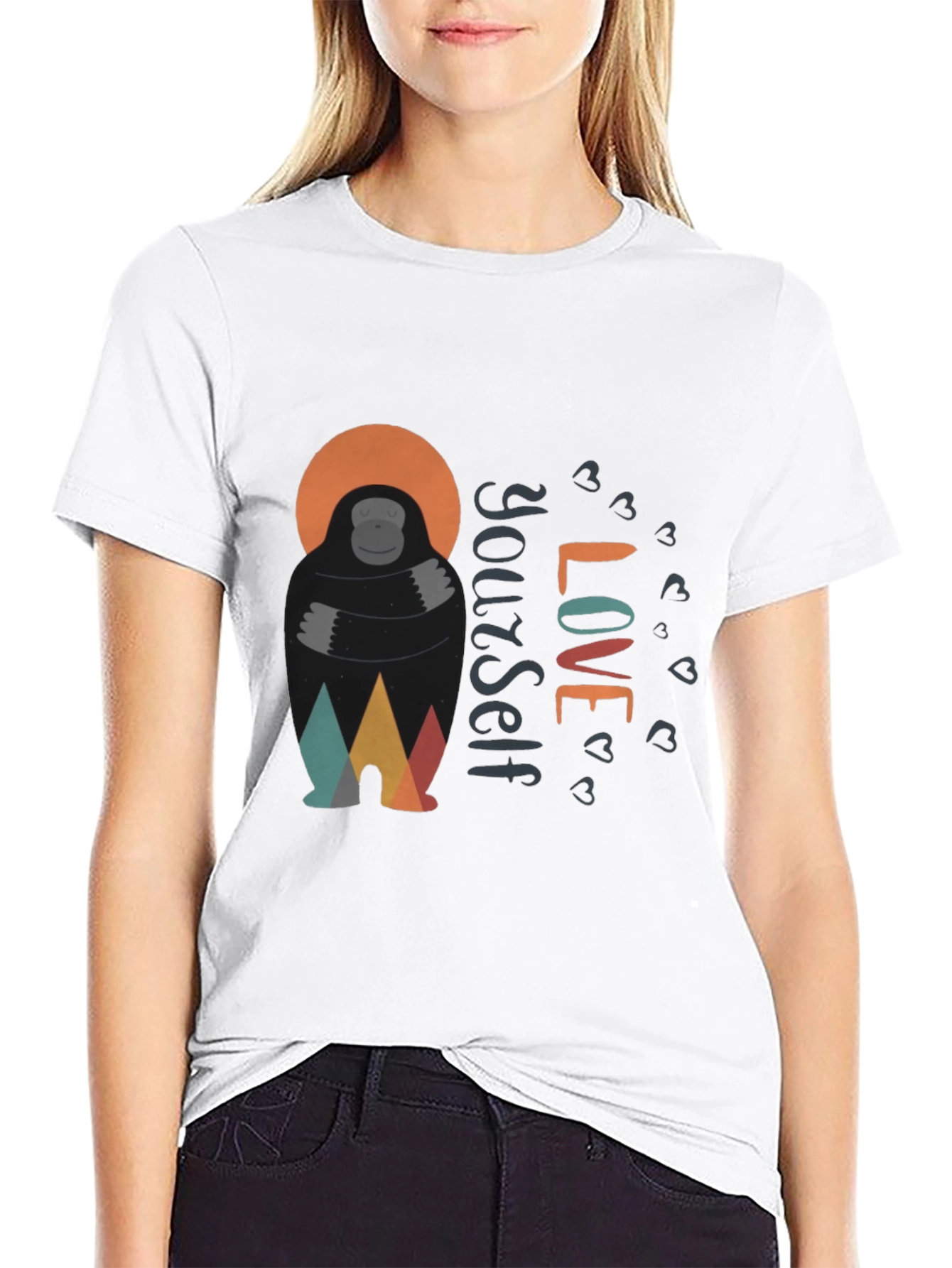 Love Yourself Gorilla Graphic T-Shirt