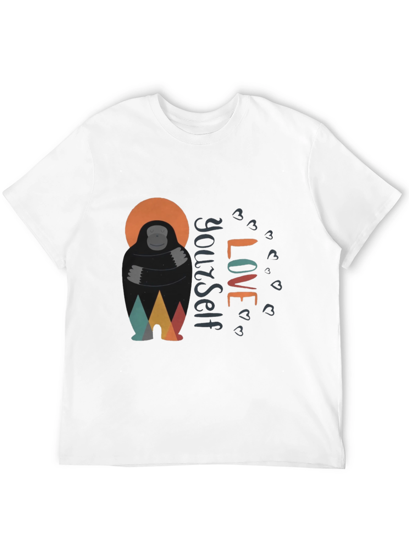 Love Yourself Gorilla Graphic T-Shirt