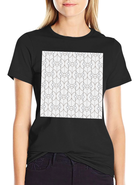 Geometric Pattern Tee - Modern Style