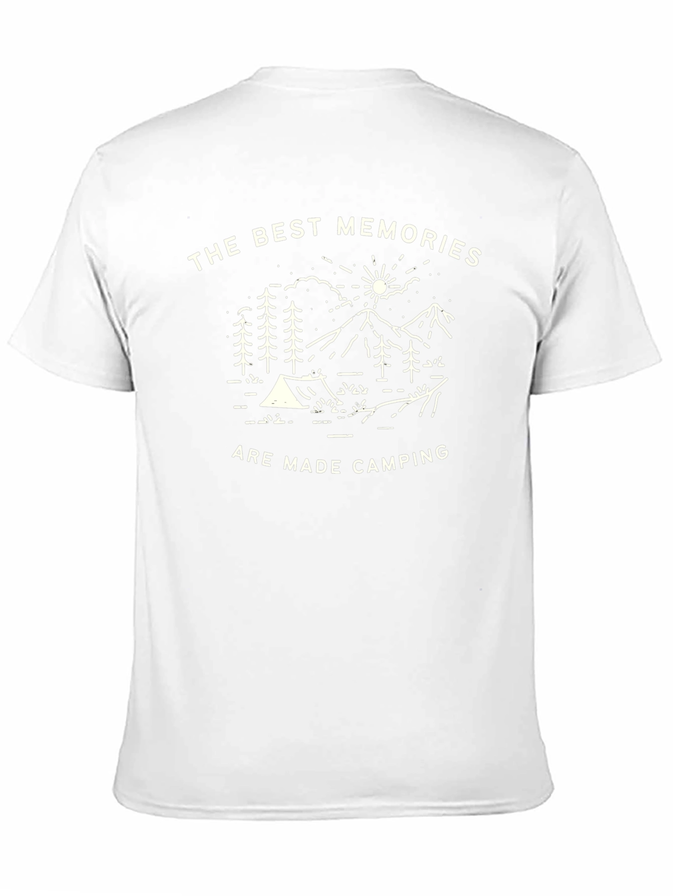 Camping Memories Graphic Tee - Black Crew Neck