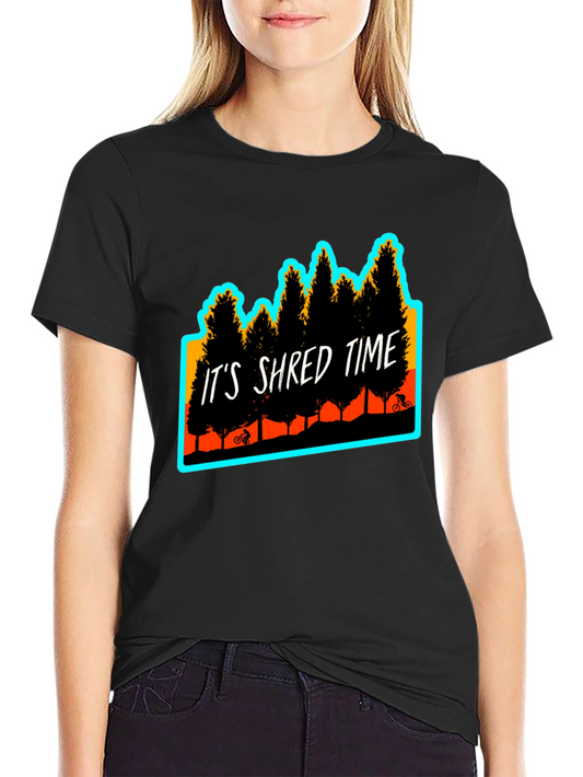 Its Shred Time Tee - Mountain Biking T-Shirt