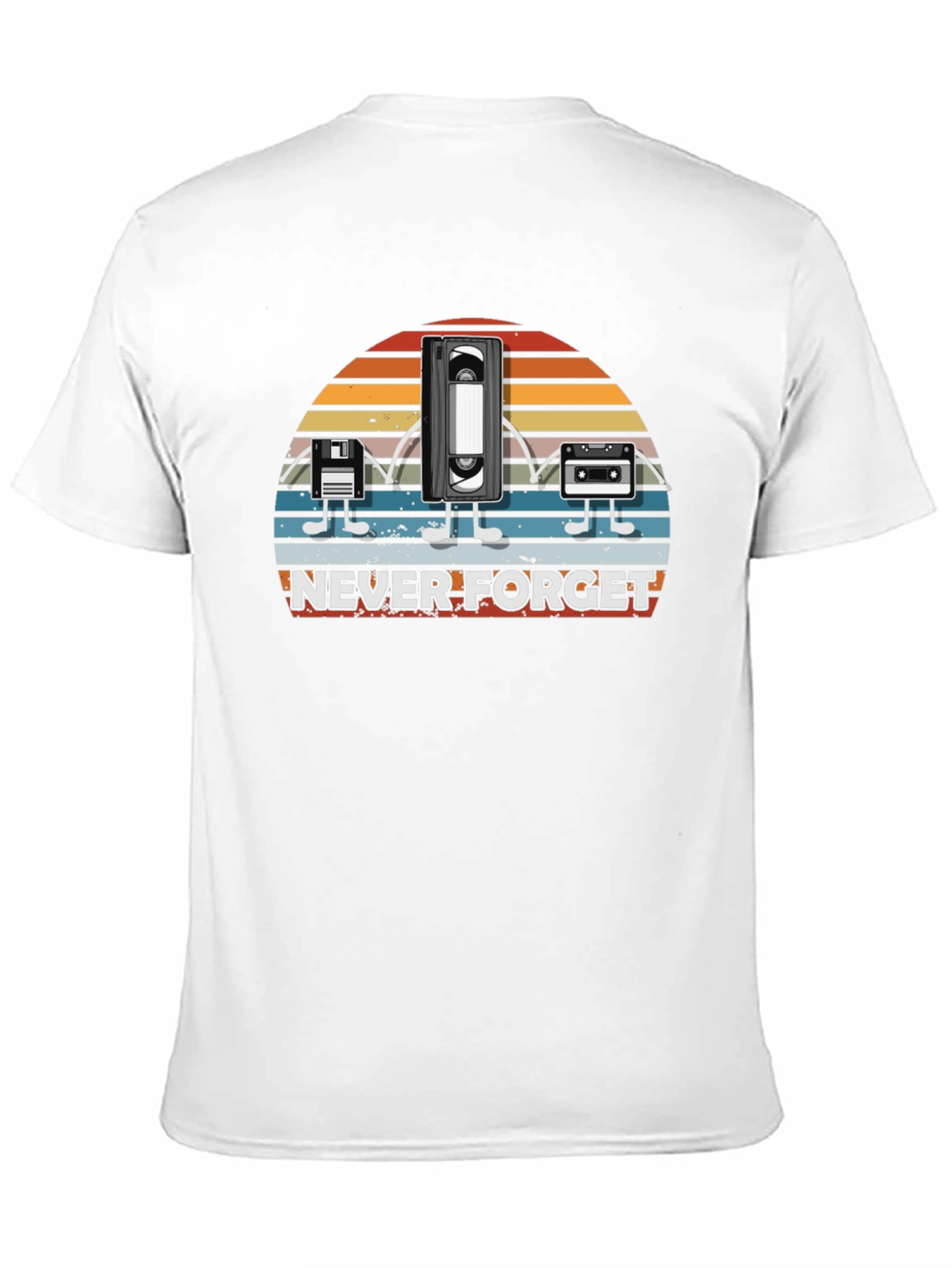 Retro Media T-Shirt - Never Forget