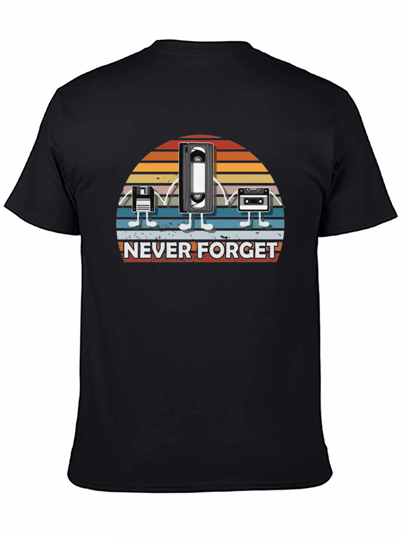 Retro Media T-Shirt - Never Forget