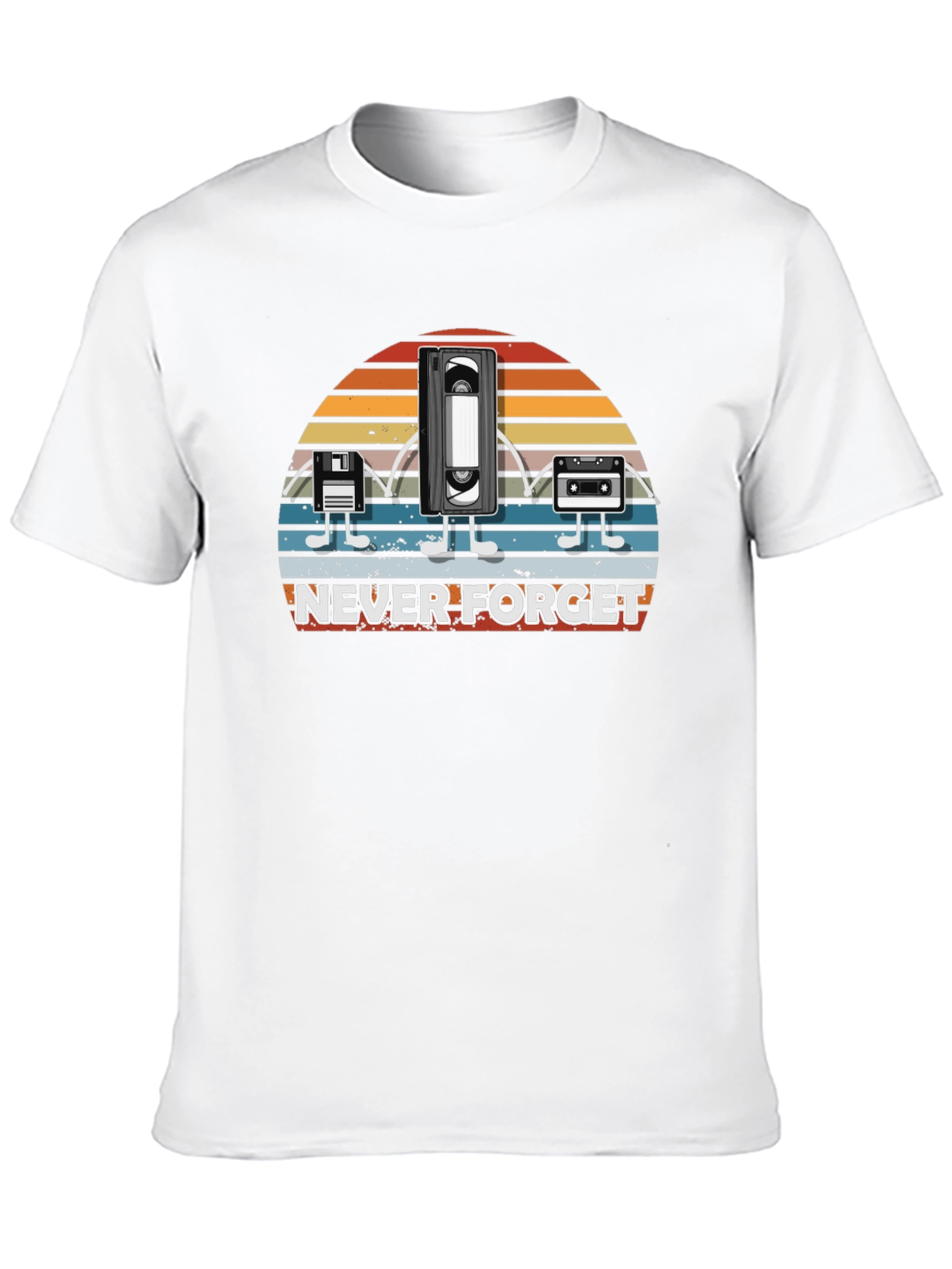Retro Media T-Shirt - Never Forget