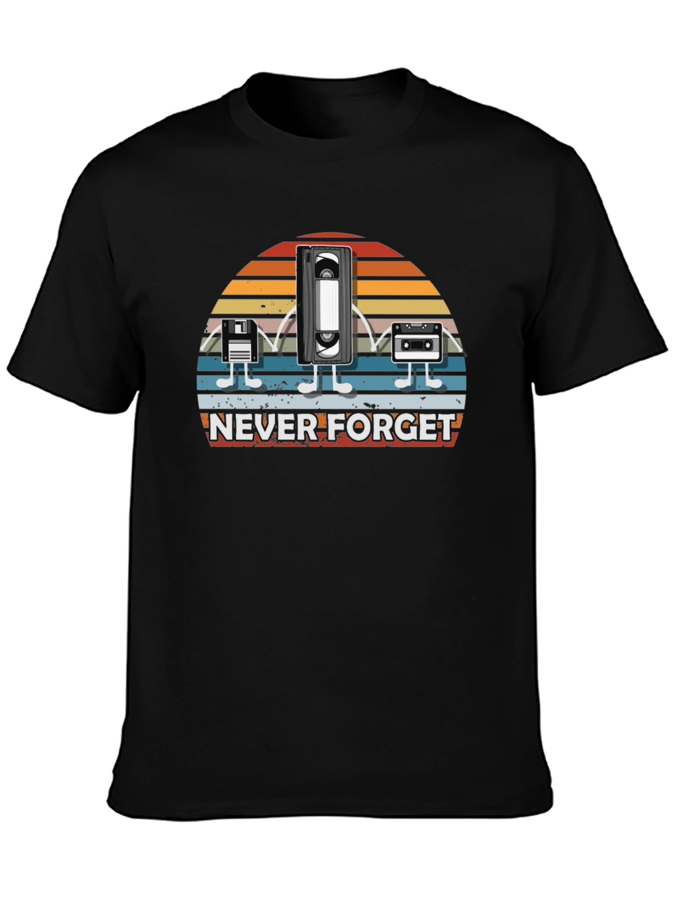Retro Media T-Shirt - Never Forget