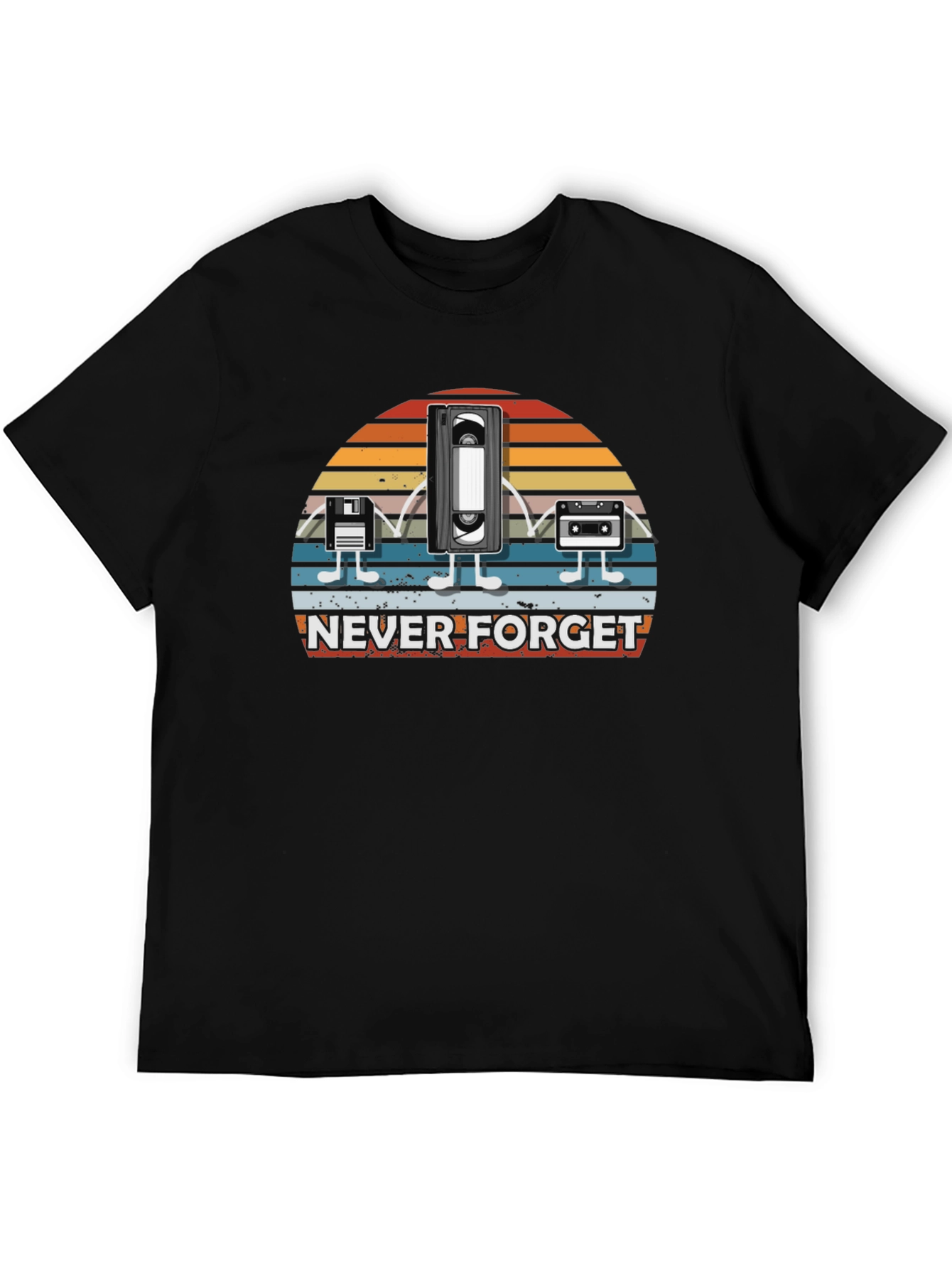 Retro Media T-Shirt - Never Forget
