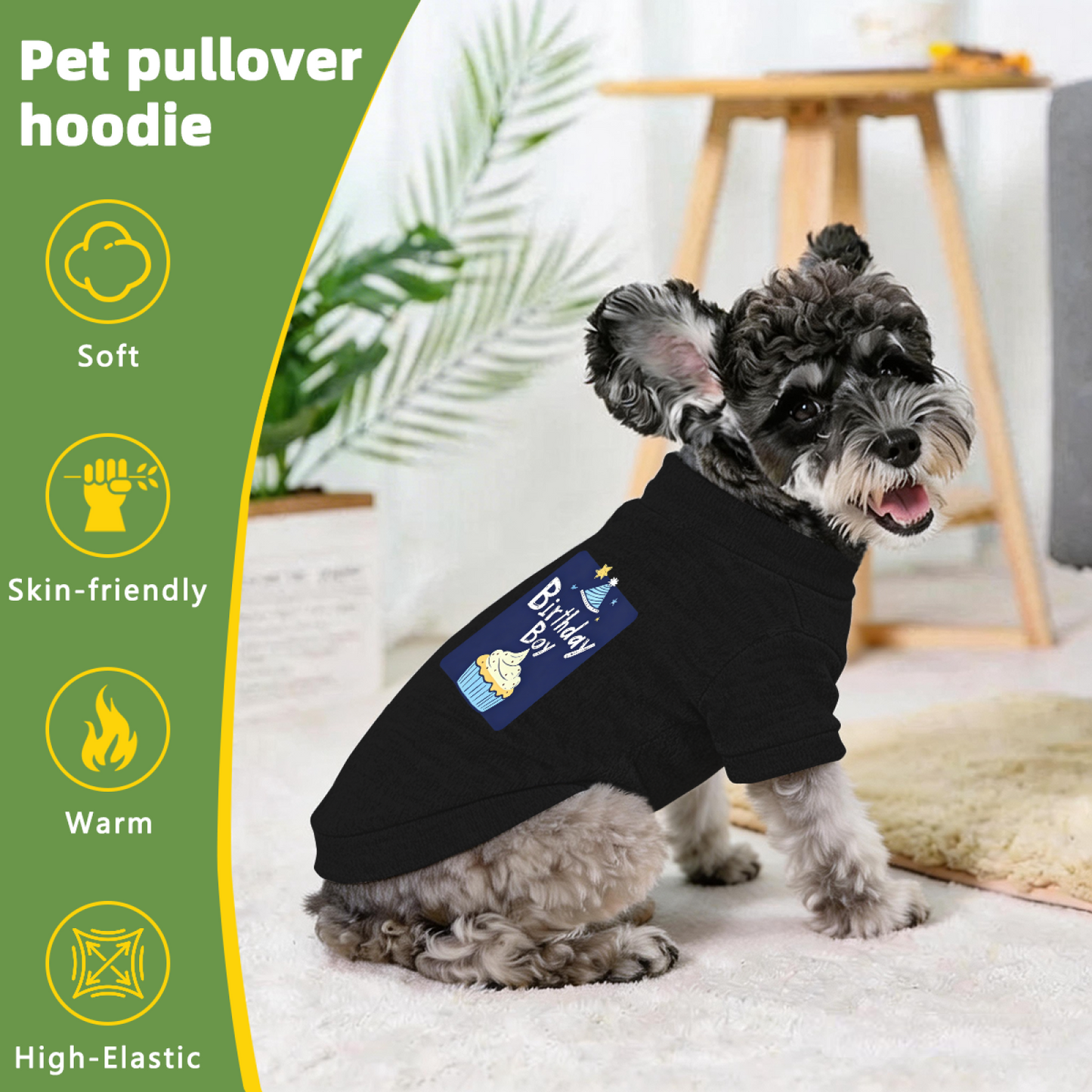 Birthday Boy Cupcake Party Pet Outfit Sweater