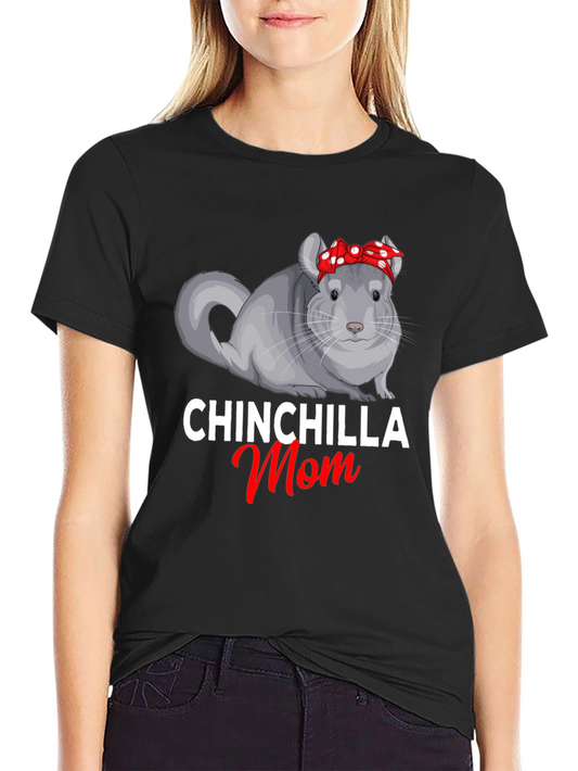 Chinchilla Mom Graphic T-Shirt