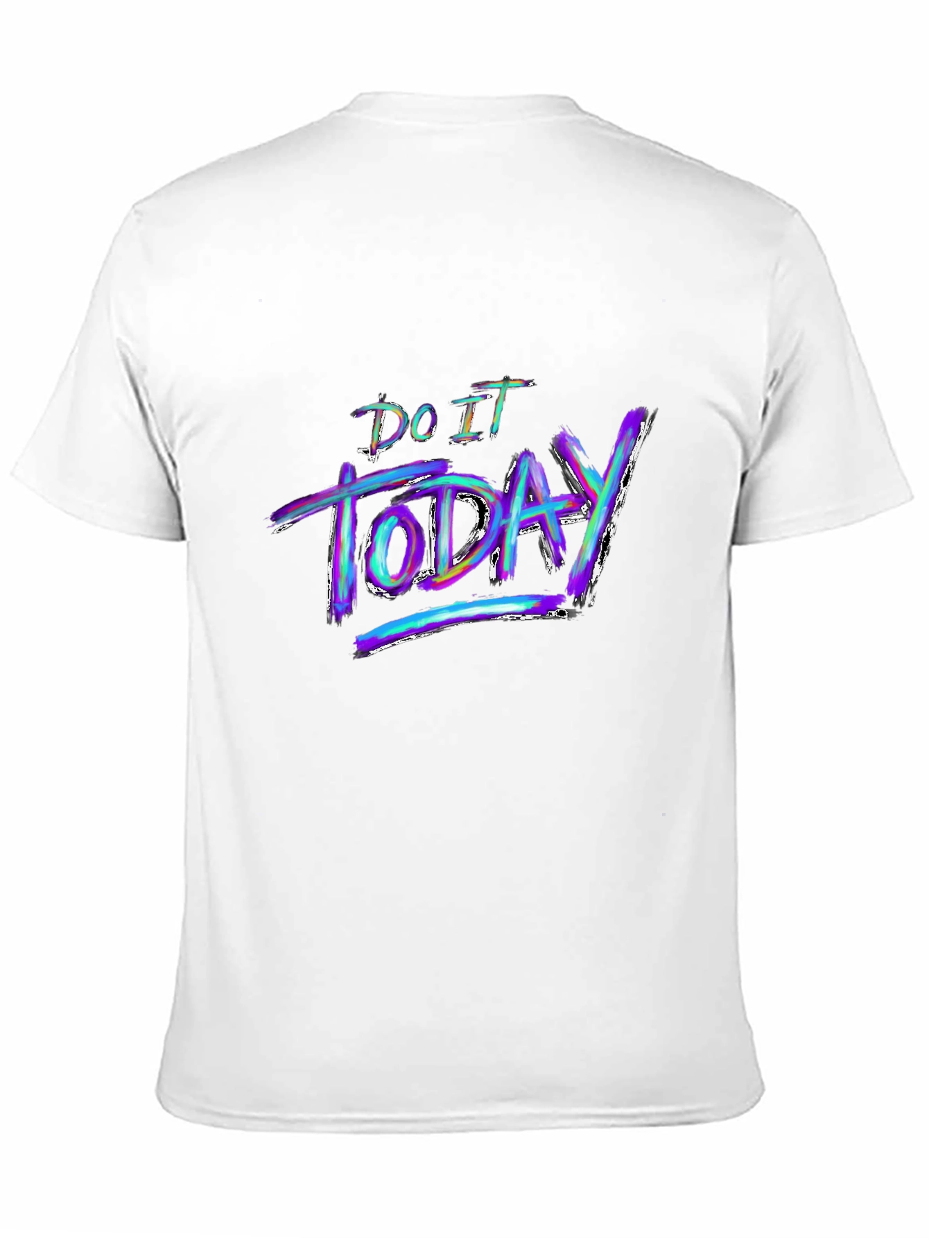 Do It Today Graphic Black T-Shirt