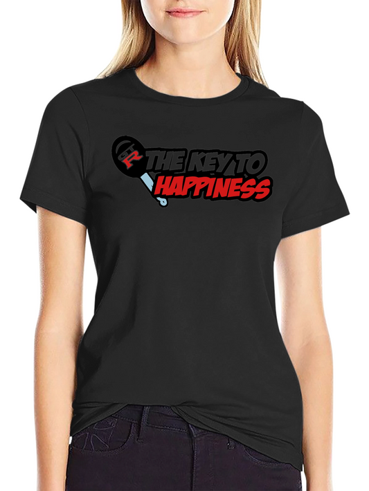 Key to Happiness Graphic Tee - Soft Cotton Blend