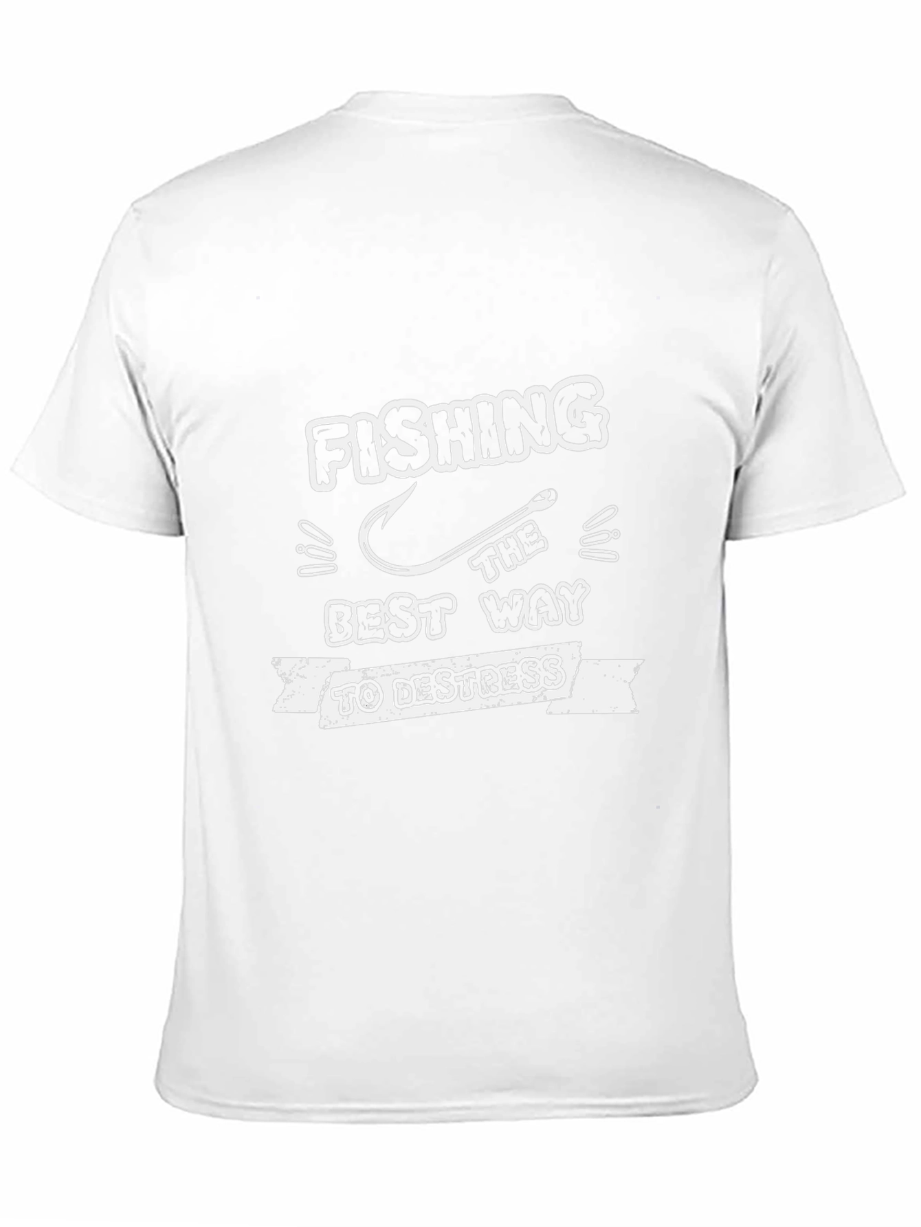 Fishing Best Way to Destress Graphic Tee