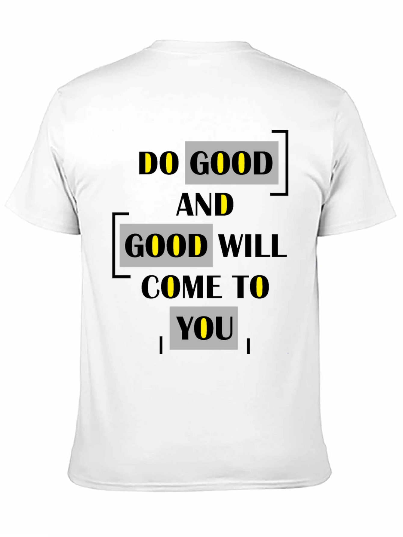 Do Good Graphic Print T-Shirt