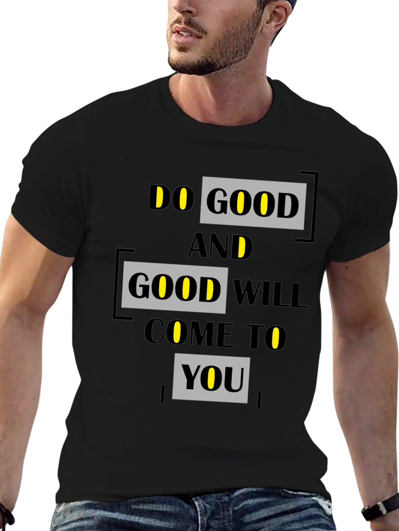 Do Good Graphic Print T-Shirt