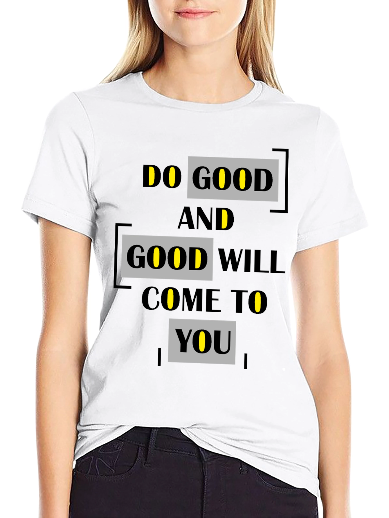 Do Good Graphic Print T-Shirt