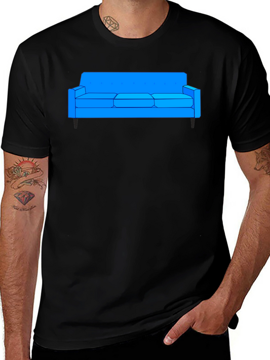 Couch Graphic Tee - Stylish & Comfortable