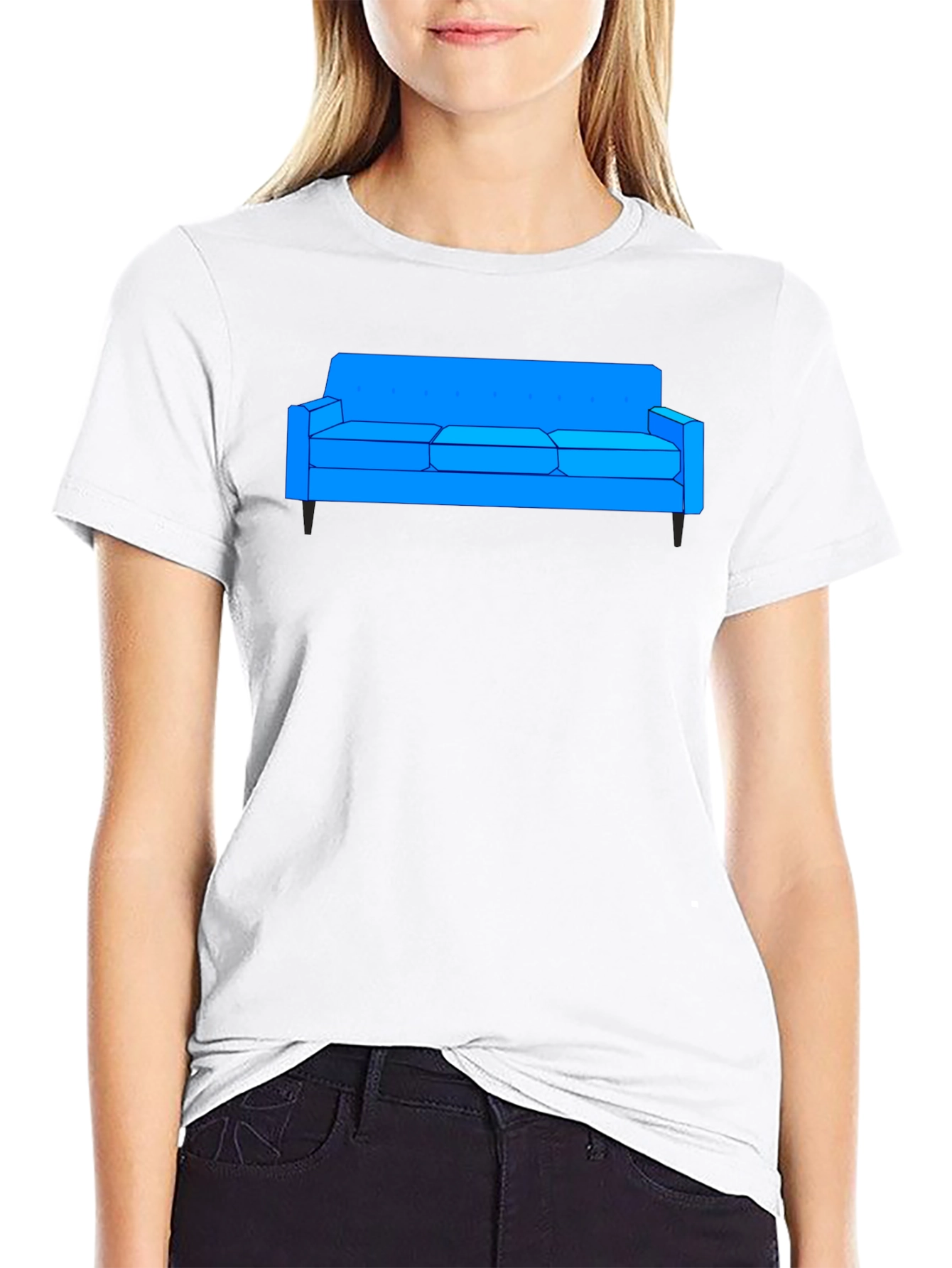 Couch Graphic Tee - Stylish & Comfortable