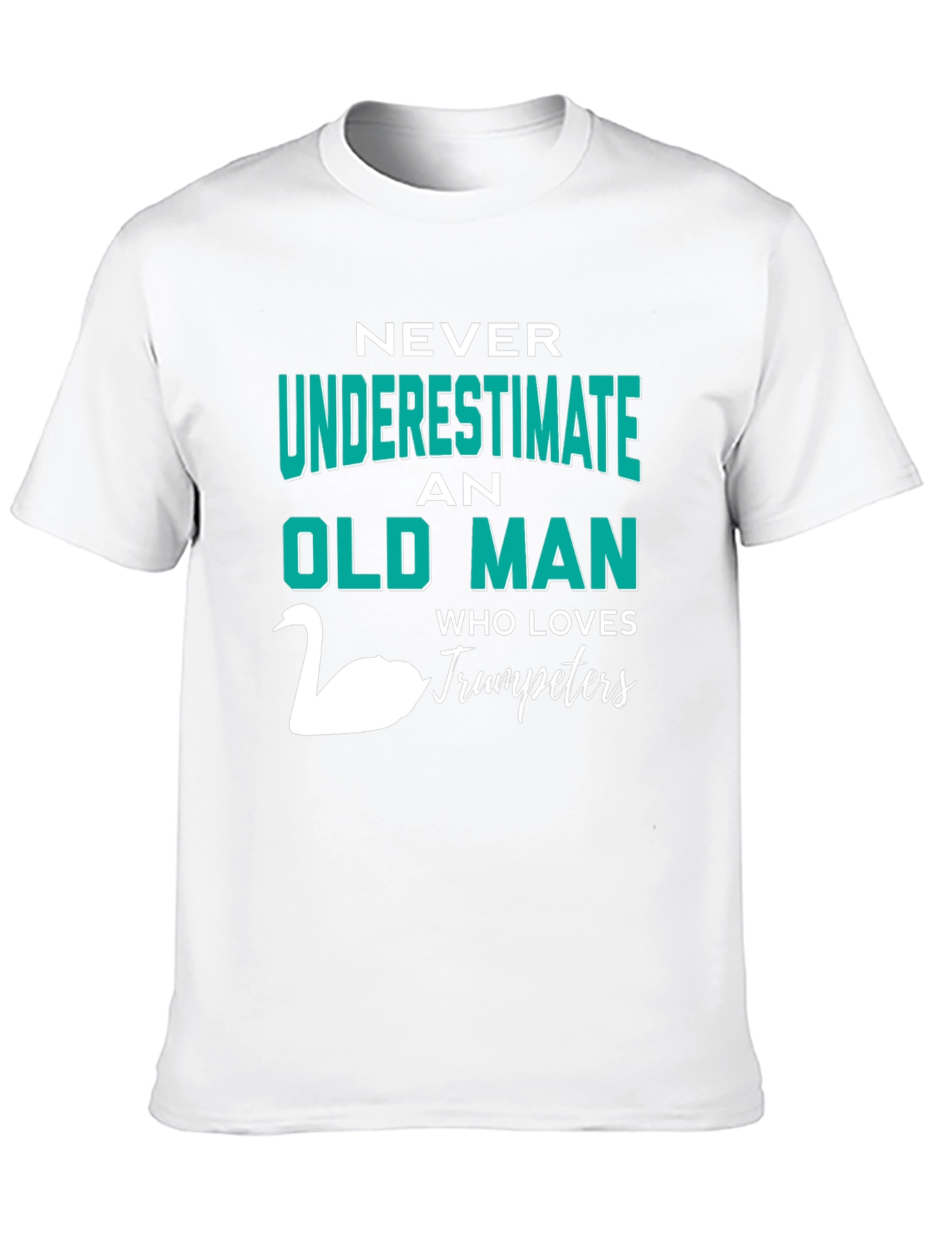 Never Underestimate Old Man Trumpeters T-Shirt