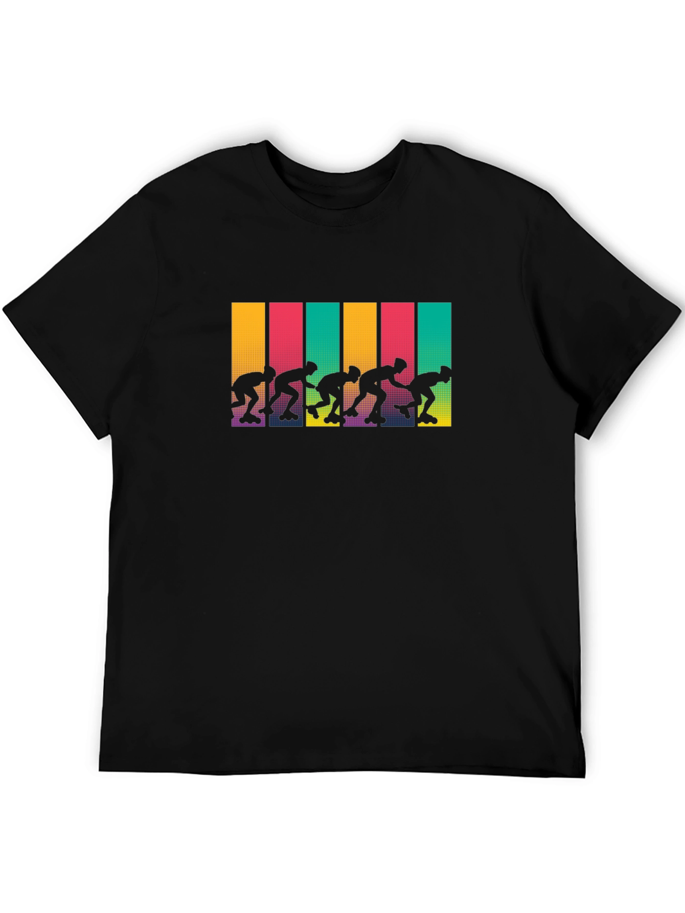Retro Roller Skate T-Shirt - Funky 80s Style