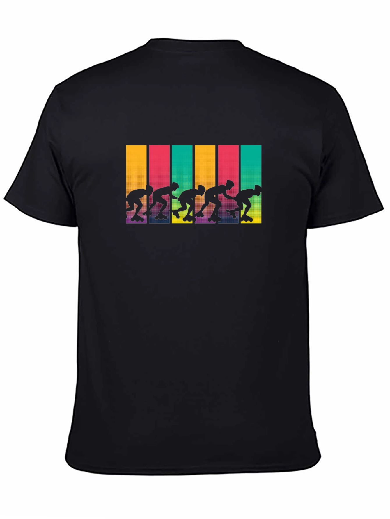 Retro Roller Skate T-Shirt - Funky 80s Style