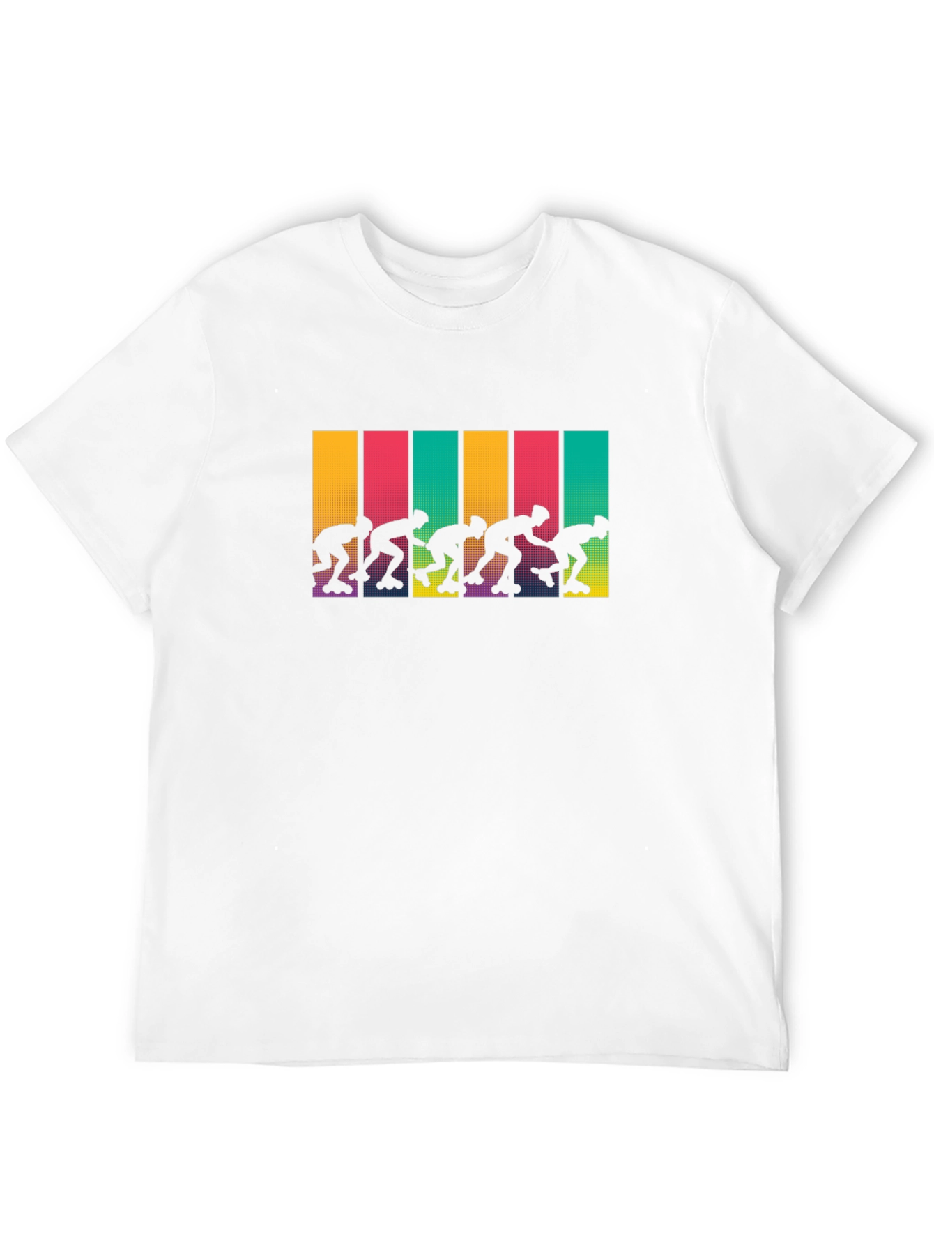 Retro Roller Skate T-Shirt - Funky 80s Style
