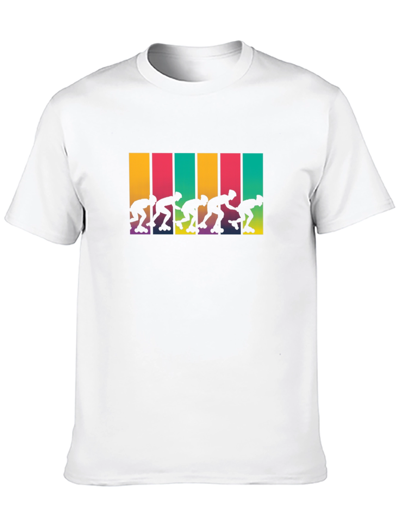 Retro Roller Skate T-Shirt - Funky 80s Style