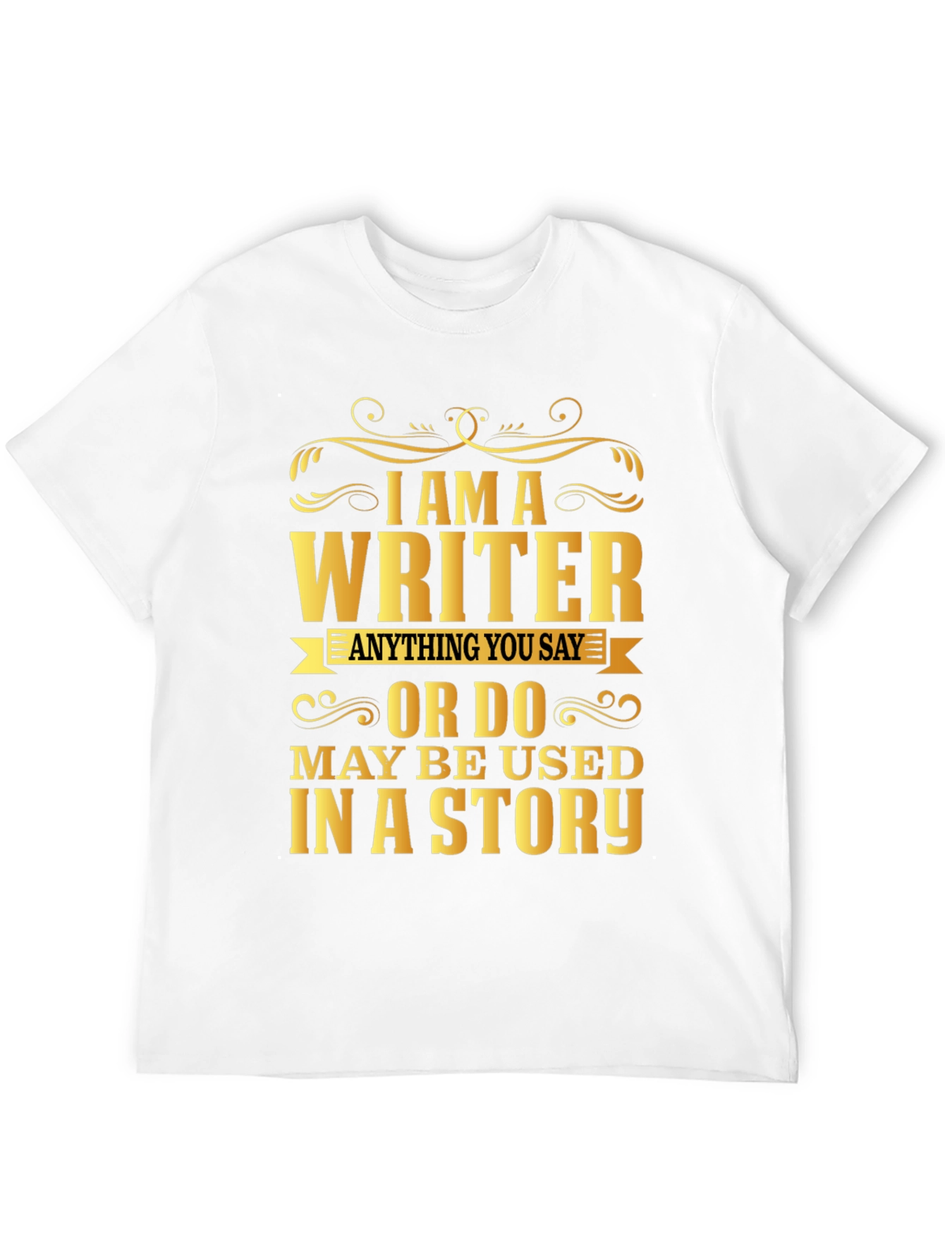 Writer Novelty Graphic T-Shirt