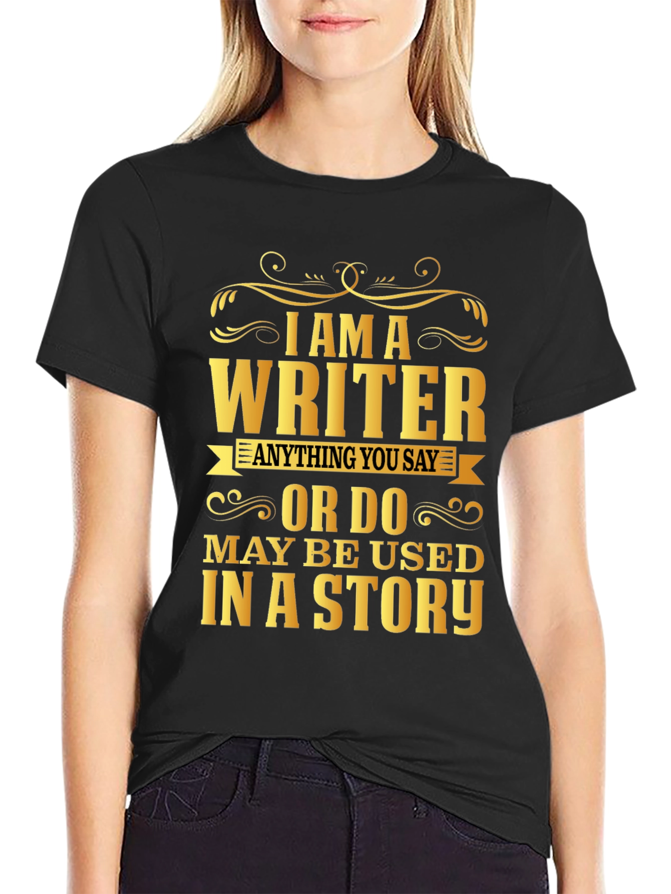Writer Novelty Graphic T-Shirt