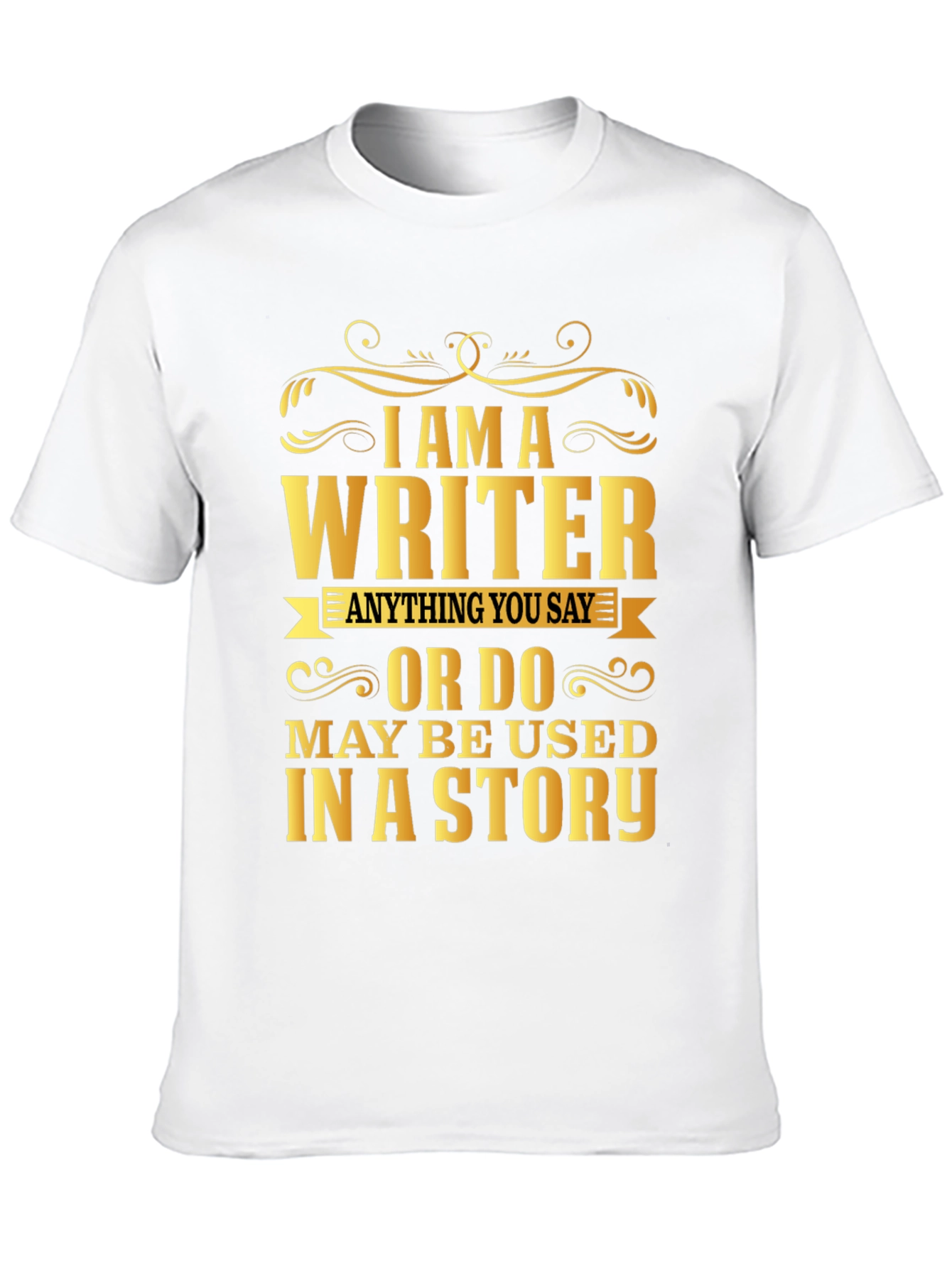 Writer Novelty Graphic T-Shirt