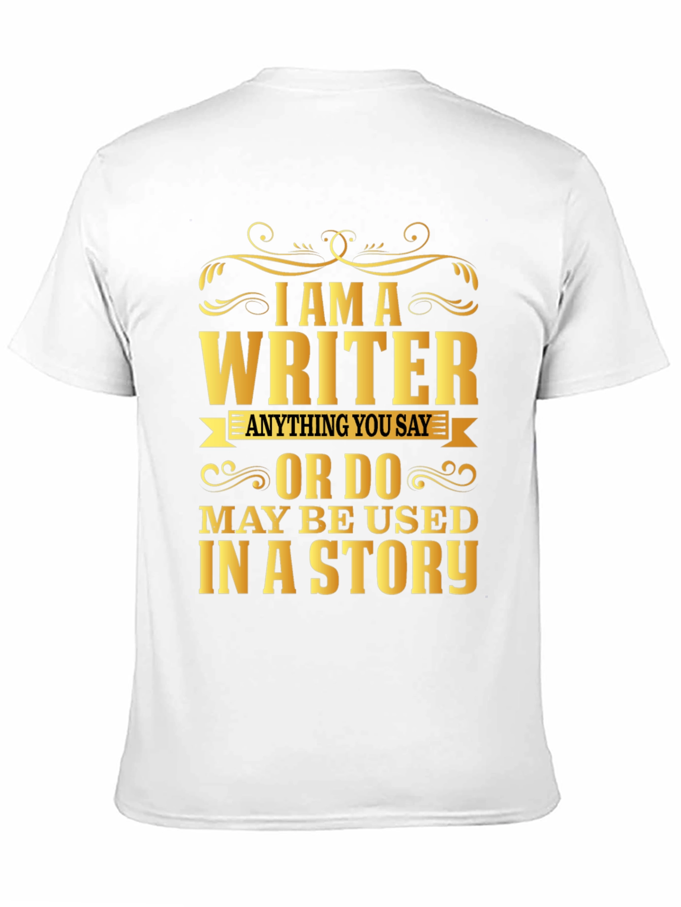 Writer Novelty Graphic T-Shirt