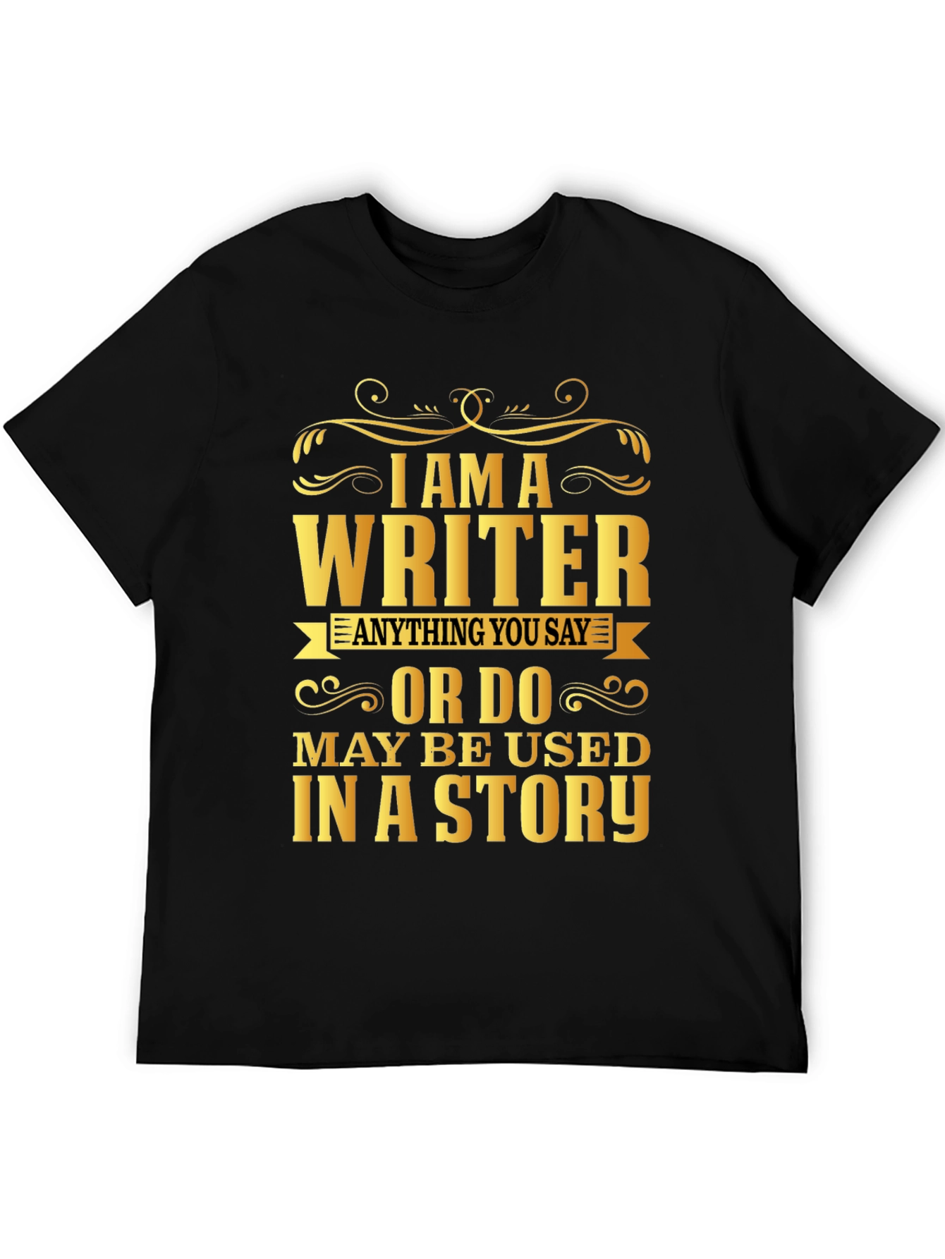 Writer Novelty Graphic T-Shirt