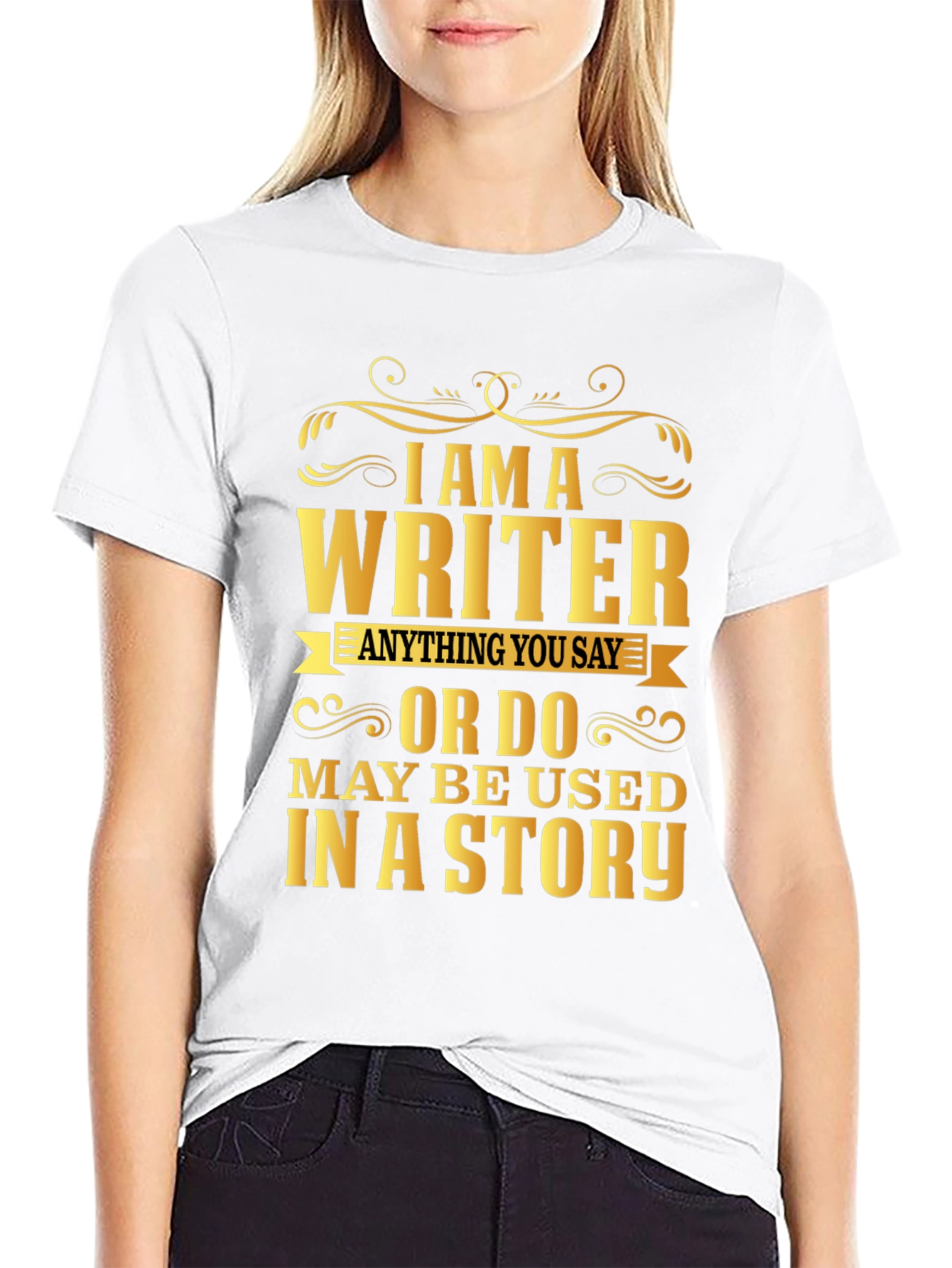 Writer Novelty Graphic T-Shirt