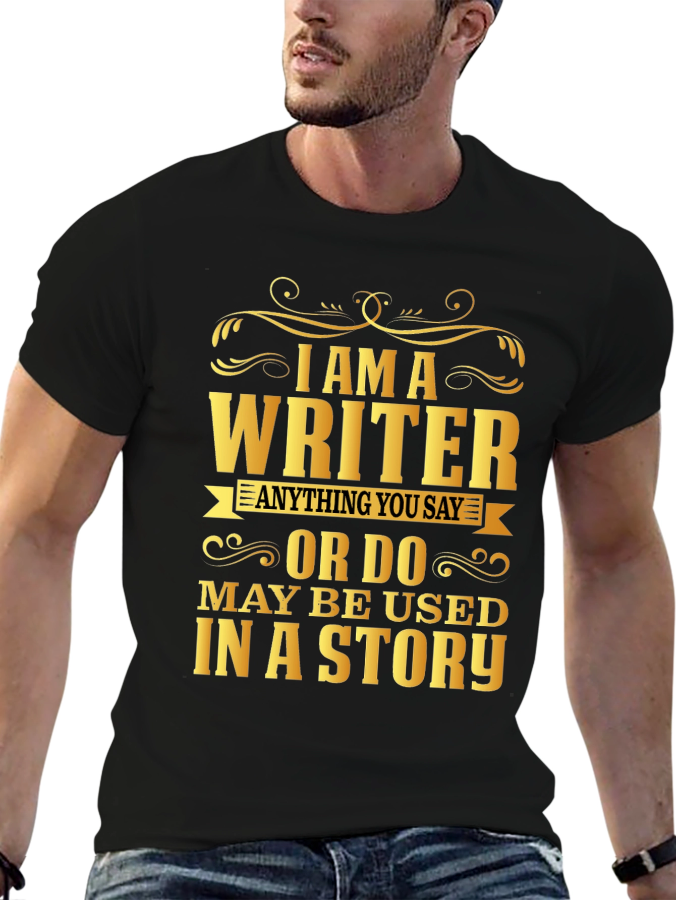 Writer Novelty Graphic T-Shirt