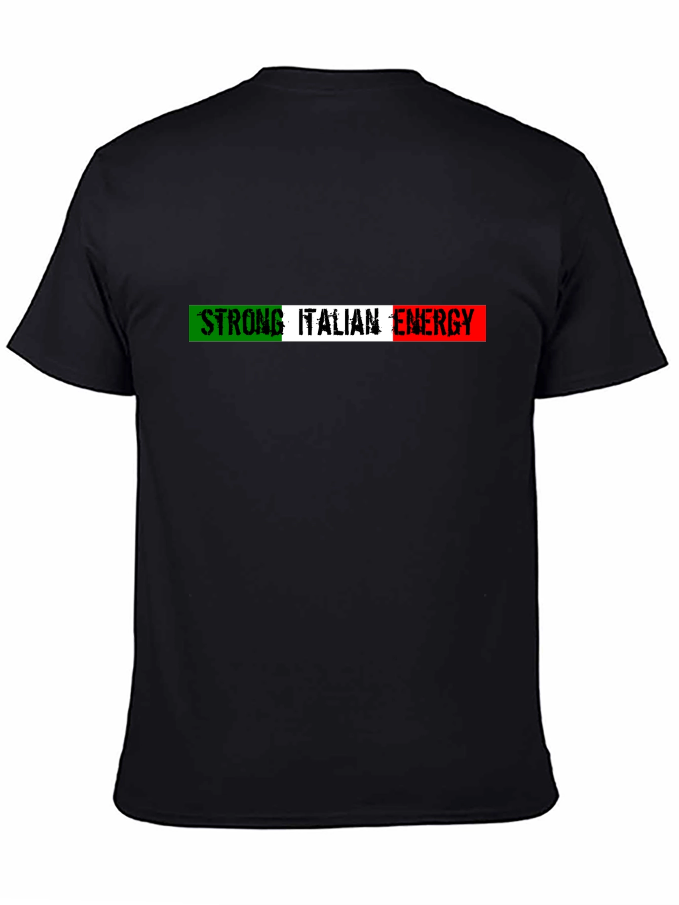 Strong Italian Energy Black T-Shirt