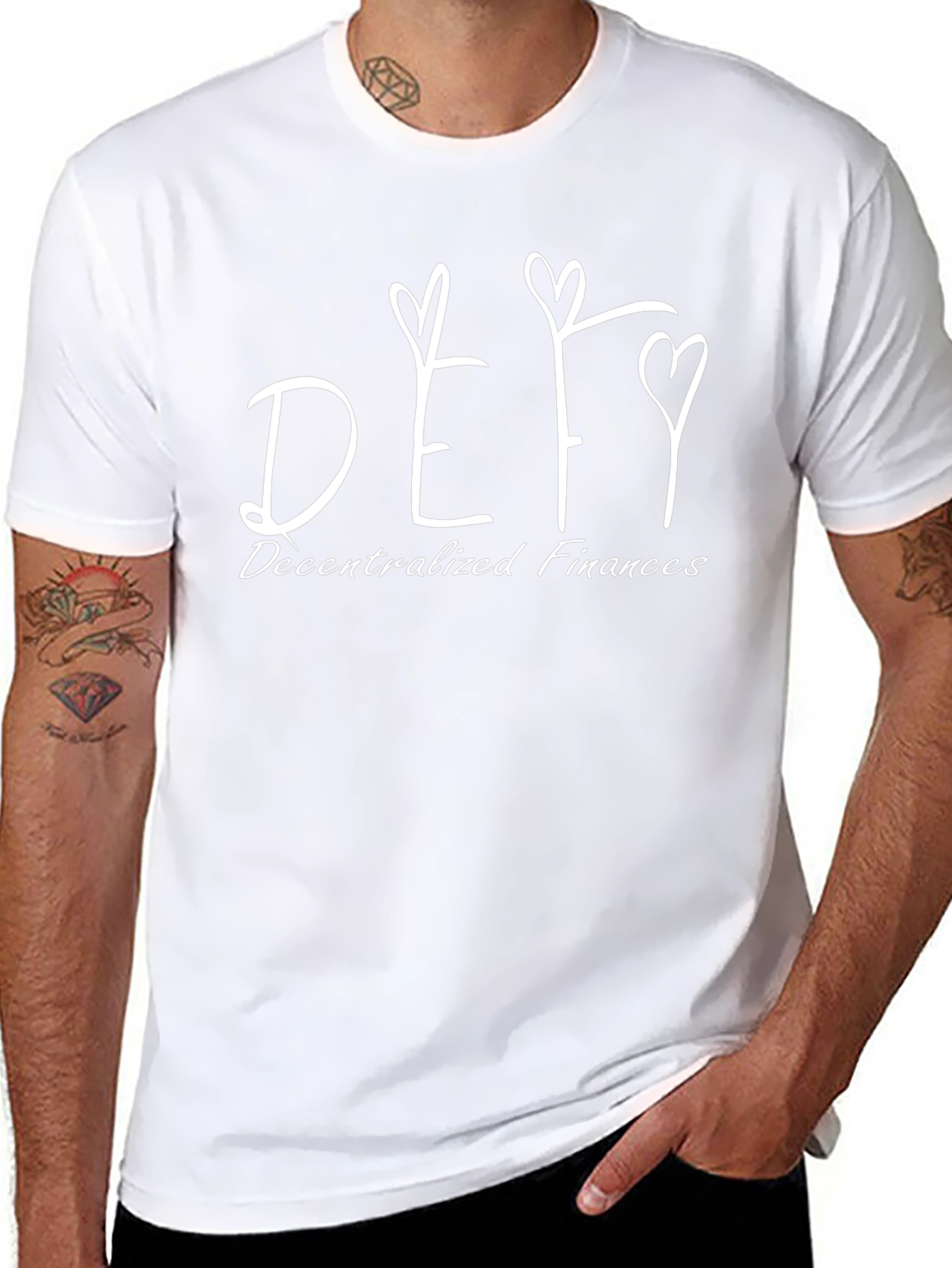 DeFi Heart T-Shirt - Decentralized Finance Tee
