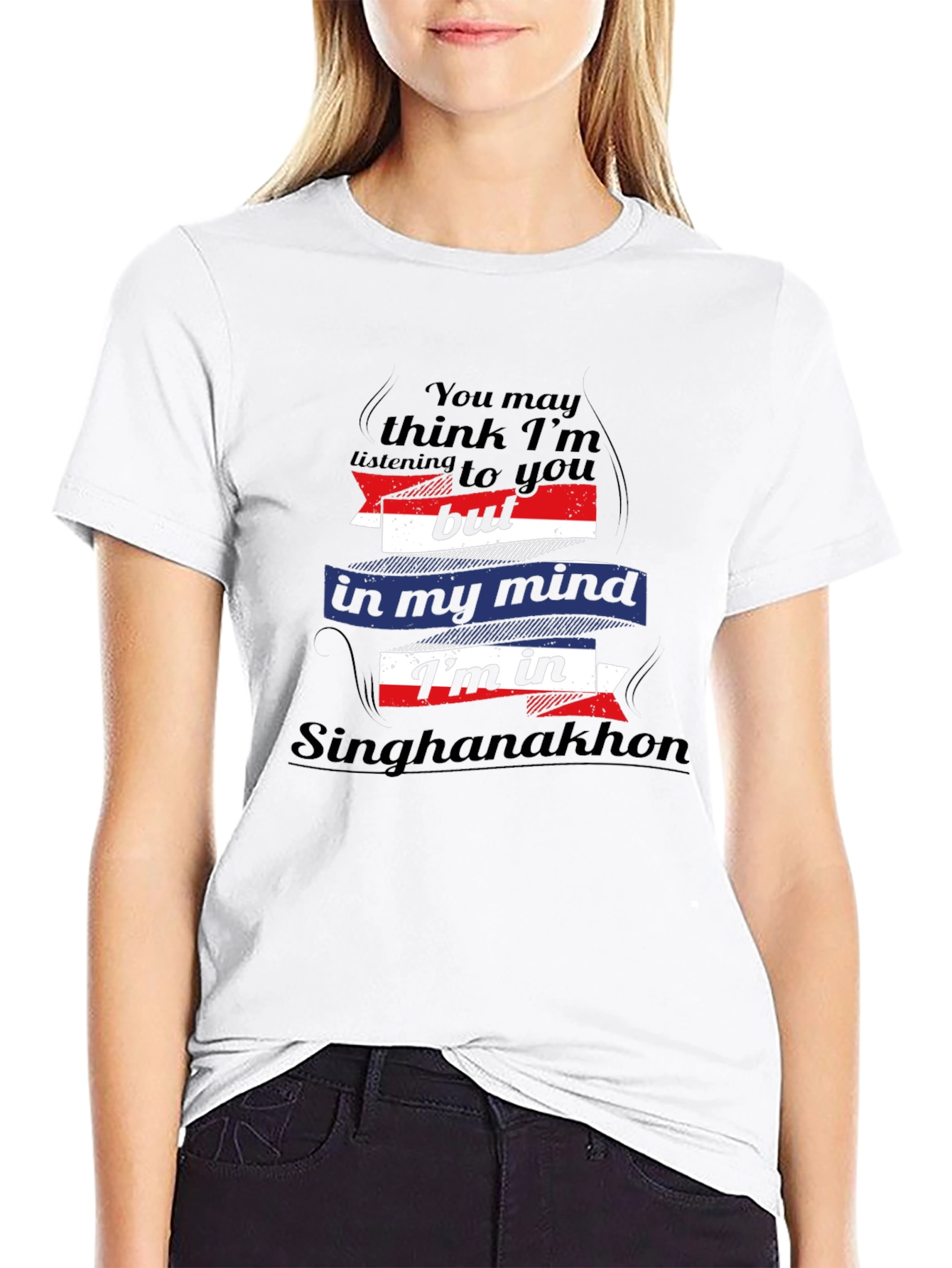 Singhanakhon Mind T-Shirt Novelty Graphic Tee